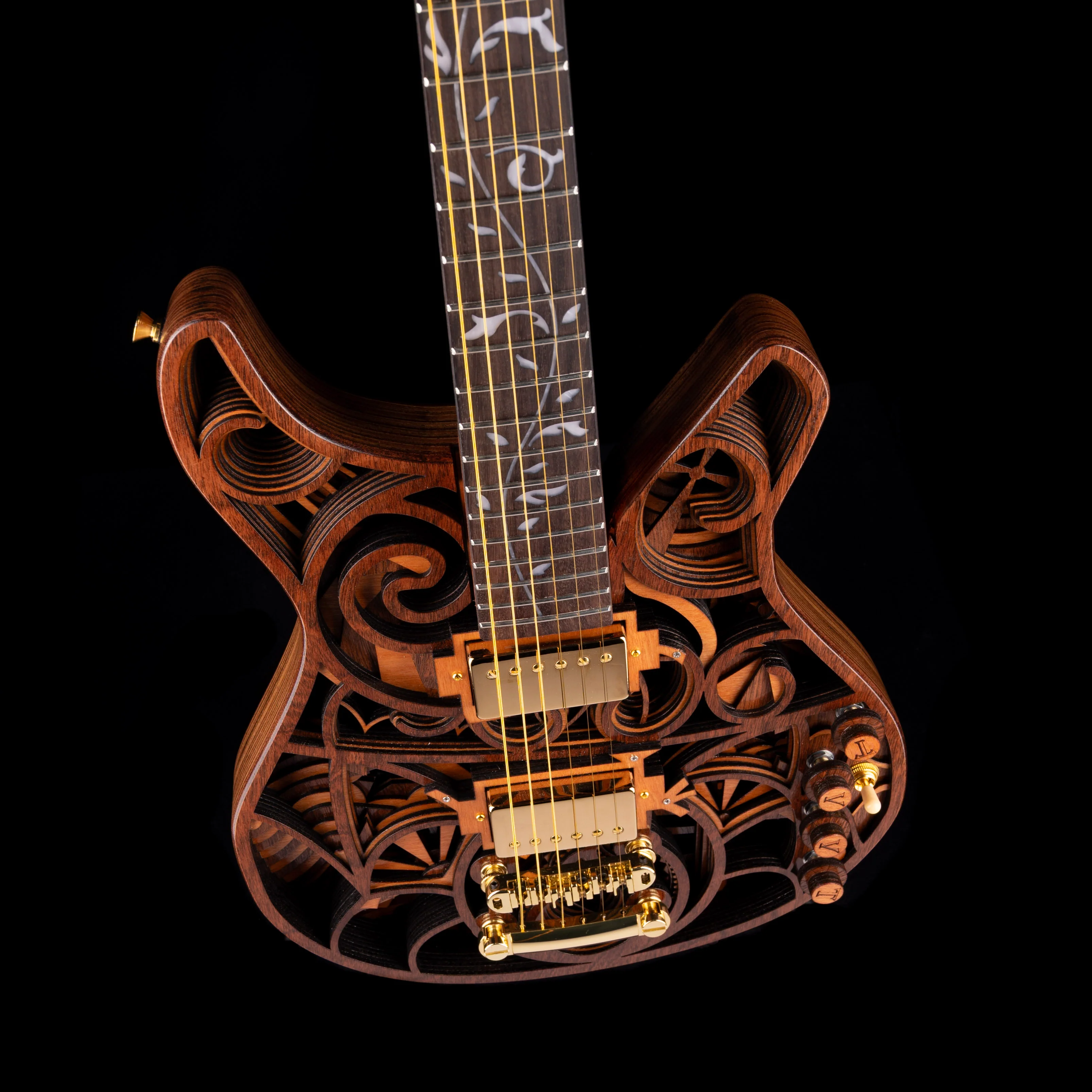 Terra Guitar Earth, Wind & Fire - Tiger Stripe - Image 3
