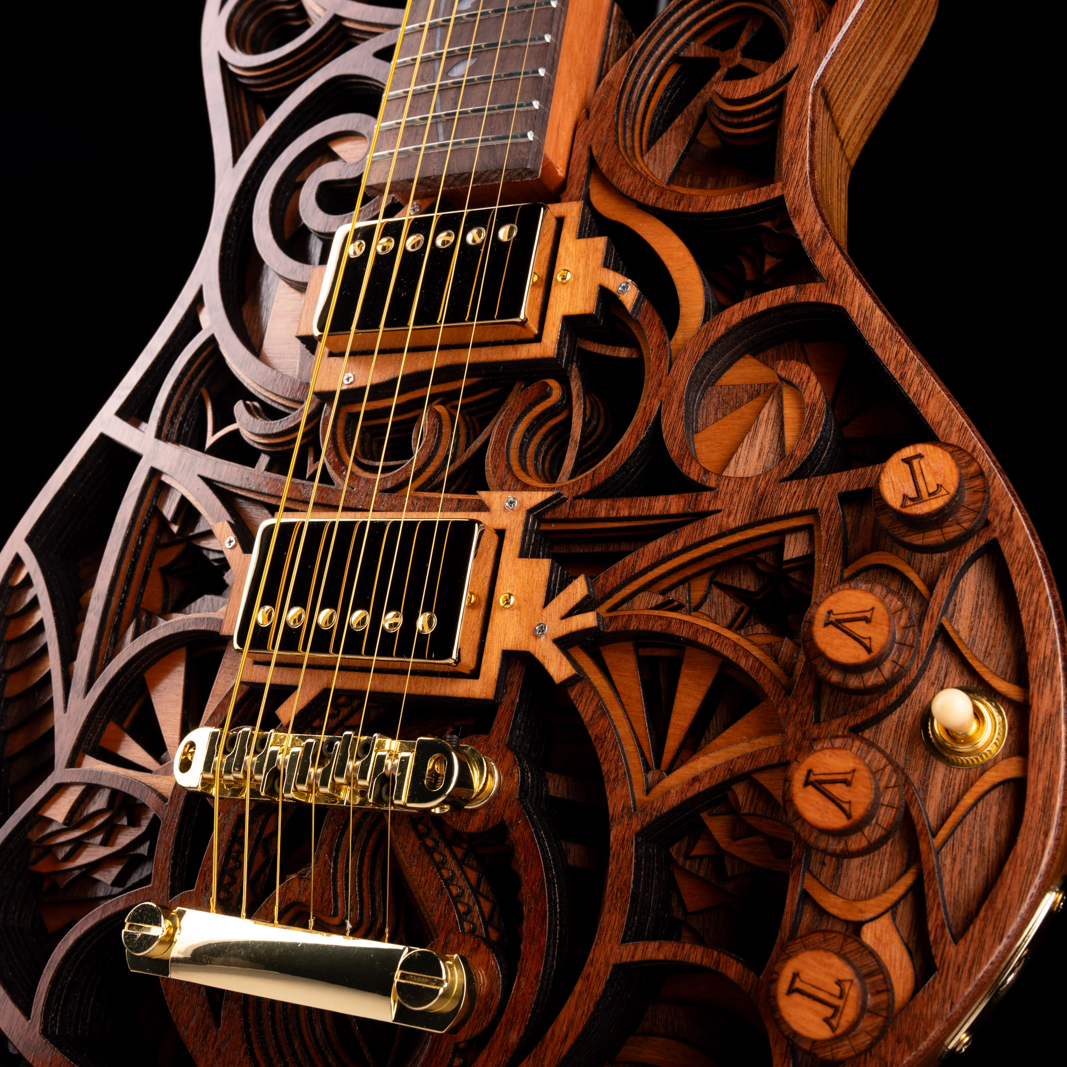 Terra Guitar Earth, Wind & Fire - Tiger Stripe - Image 5