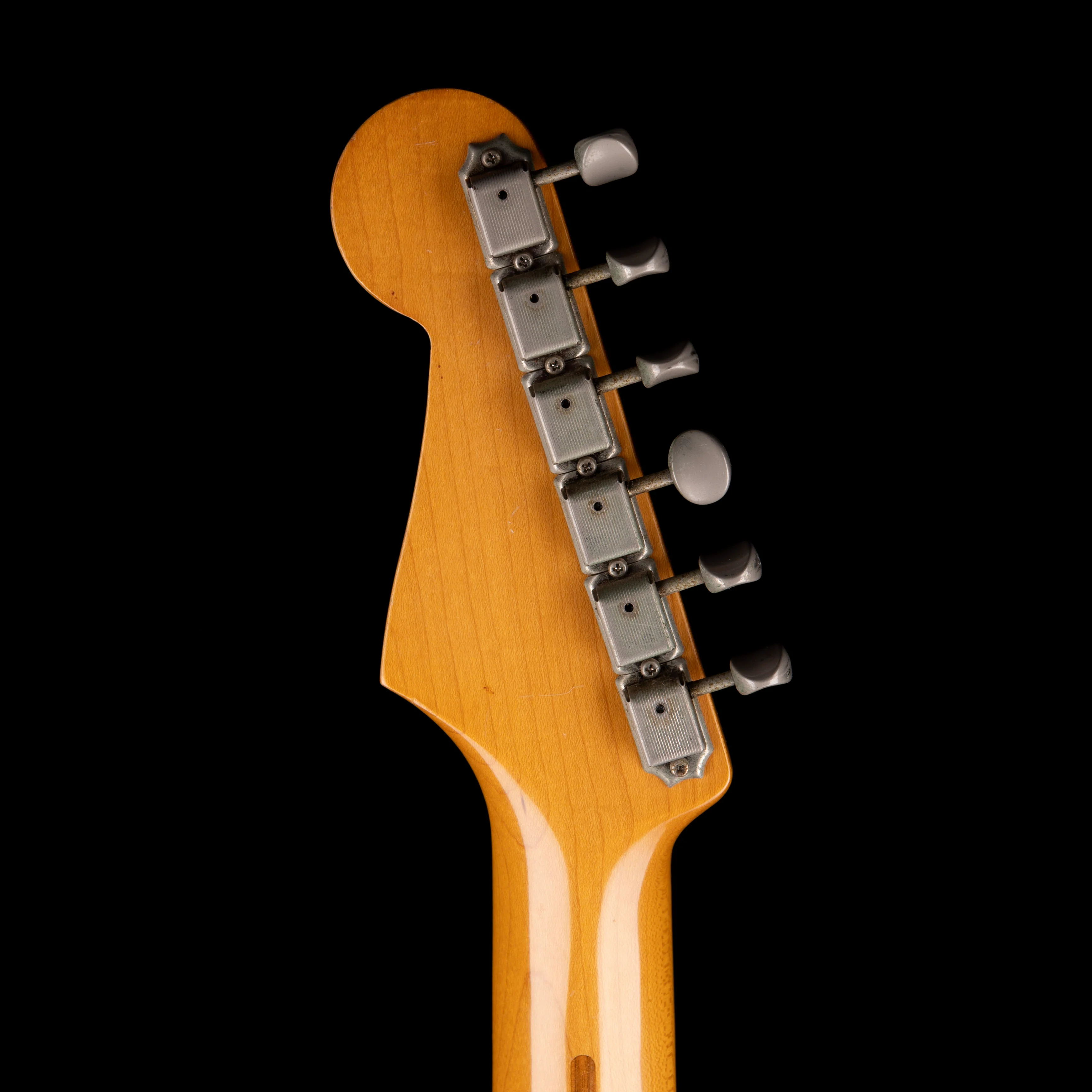 Pre Owned '90s Fender Made in Japan 1957 Reissue Stratocaster Hardtail Black With Gig Bag - Image 13