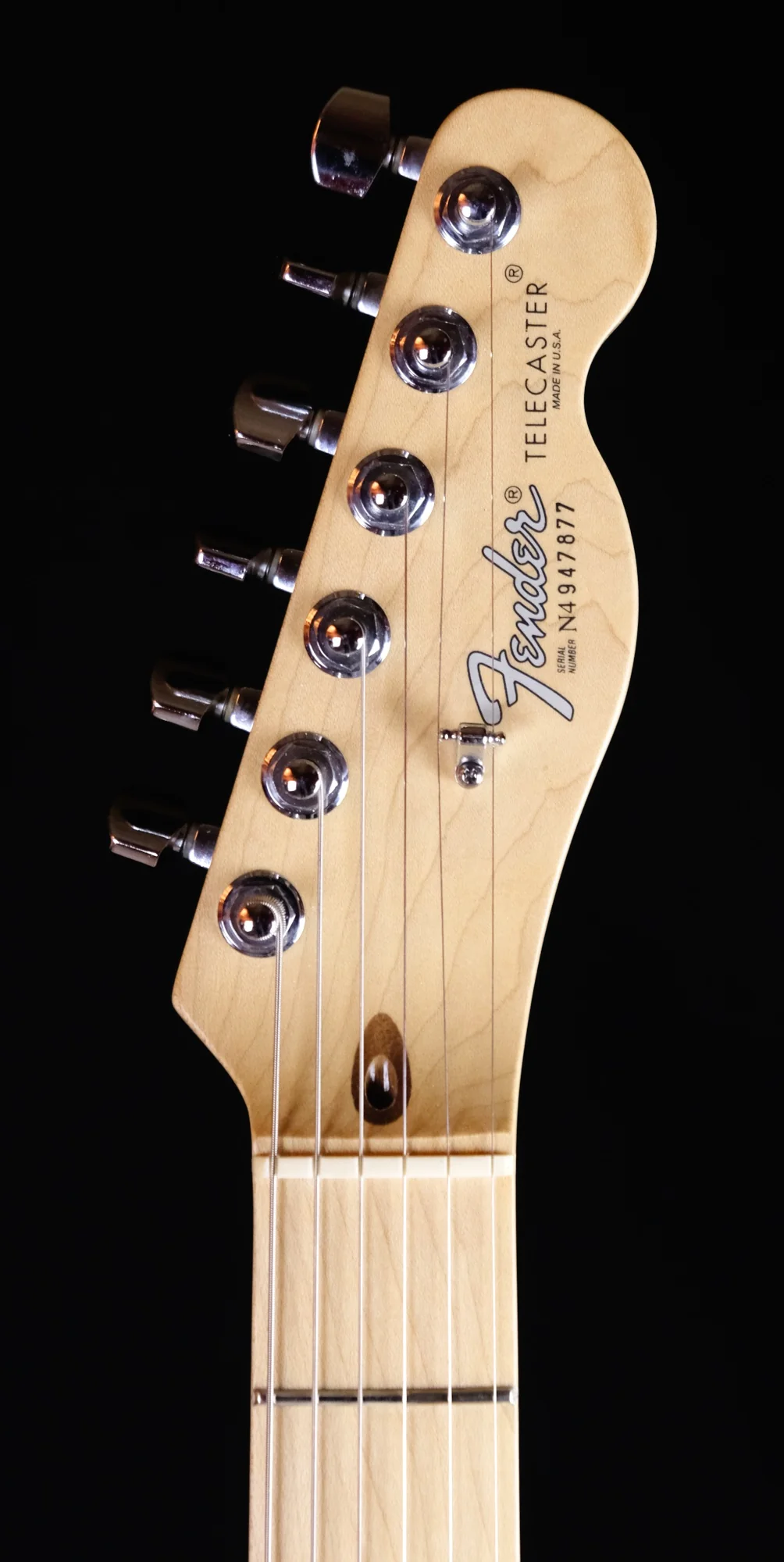 Pre Owned '94 Fender 40th Anniversary Limited Run Telecaster Aluminum Purple Body OHSC - Image 9