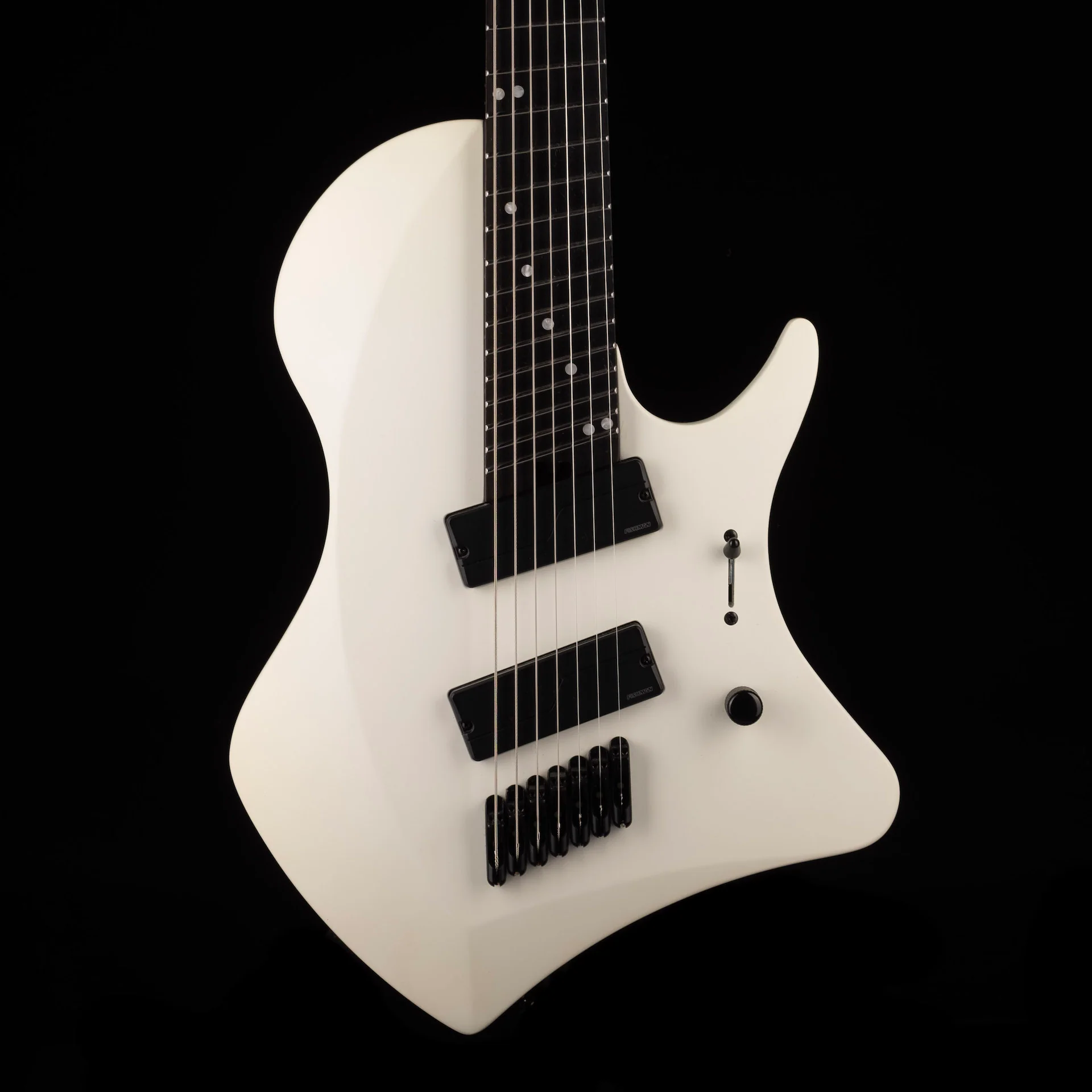 Pre Owned Abasi Larada 7 Legion Osteon White 7-string Guitar With OHSC