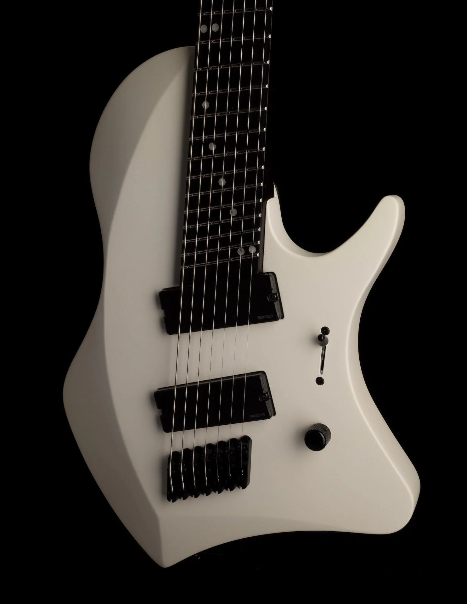Pre Owned Abasi Larada 7 Legion Osteon White 7-string Guitar With OHSC - Image 11