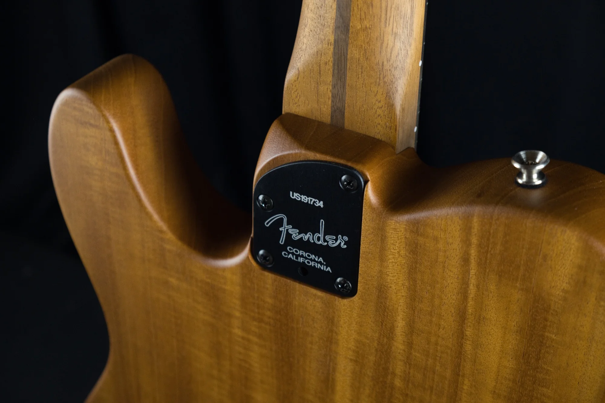 Pre Owned Fender American Acoustasonic Telecaster Ebony Fingerboard Natural With Case - Image 7