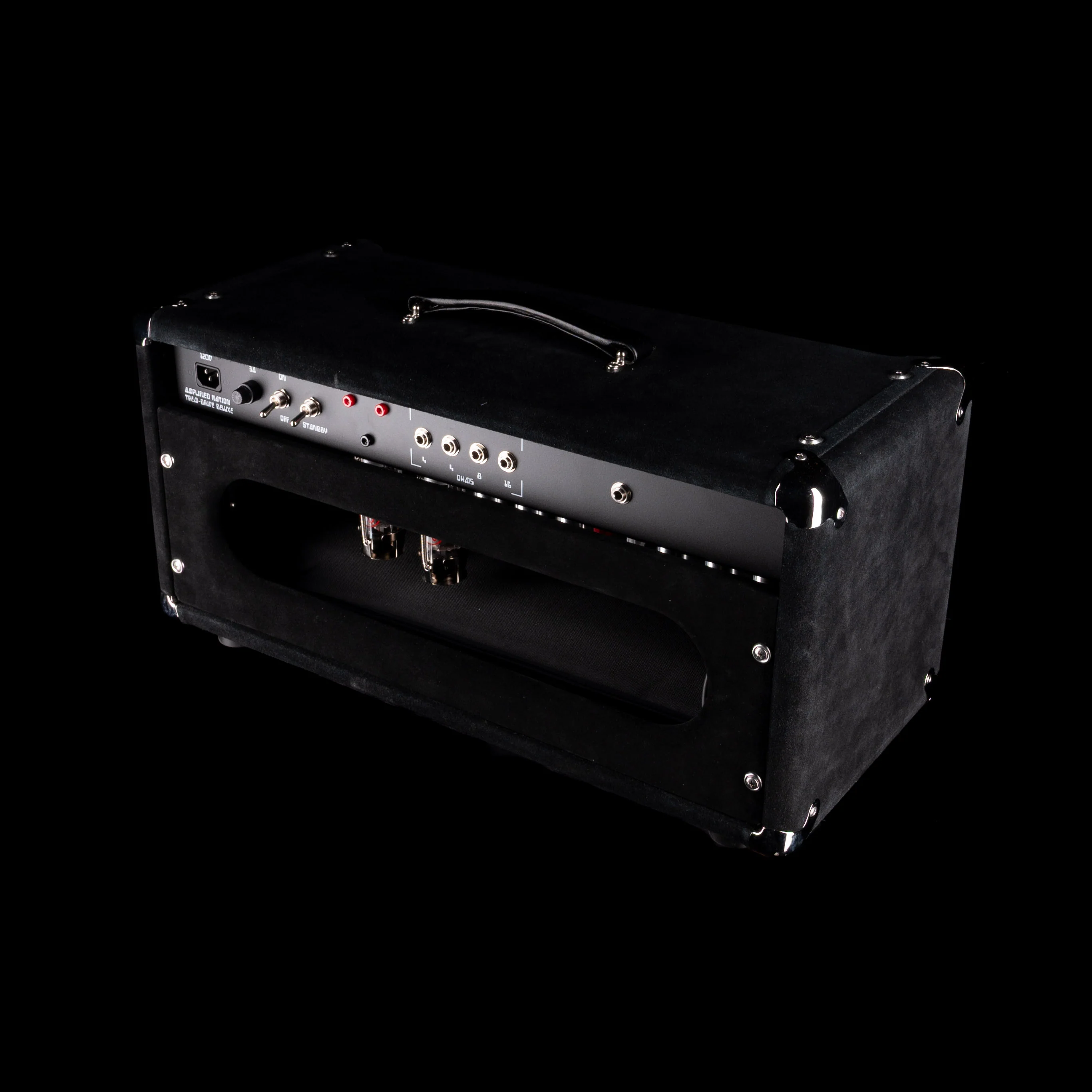 Pre-Owned Amplified Nation Trem-Drive Deluxe 50-Watt Guitar Amp Head - Black Suede - Image 12