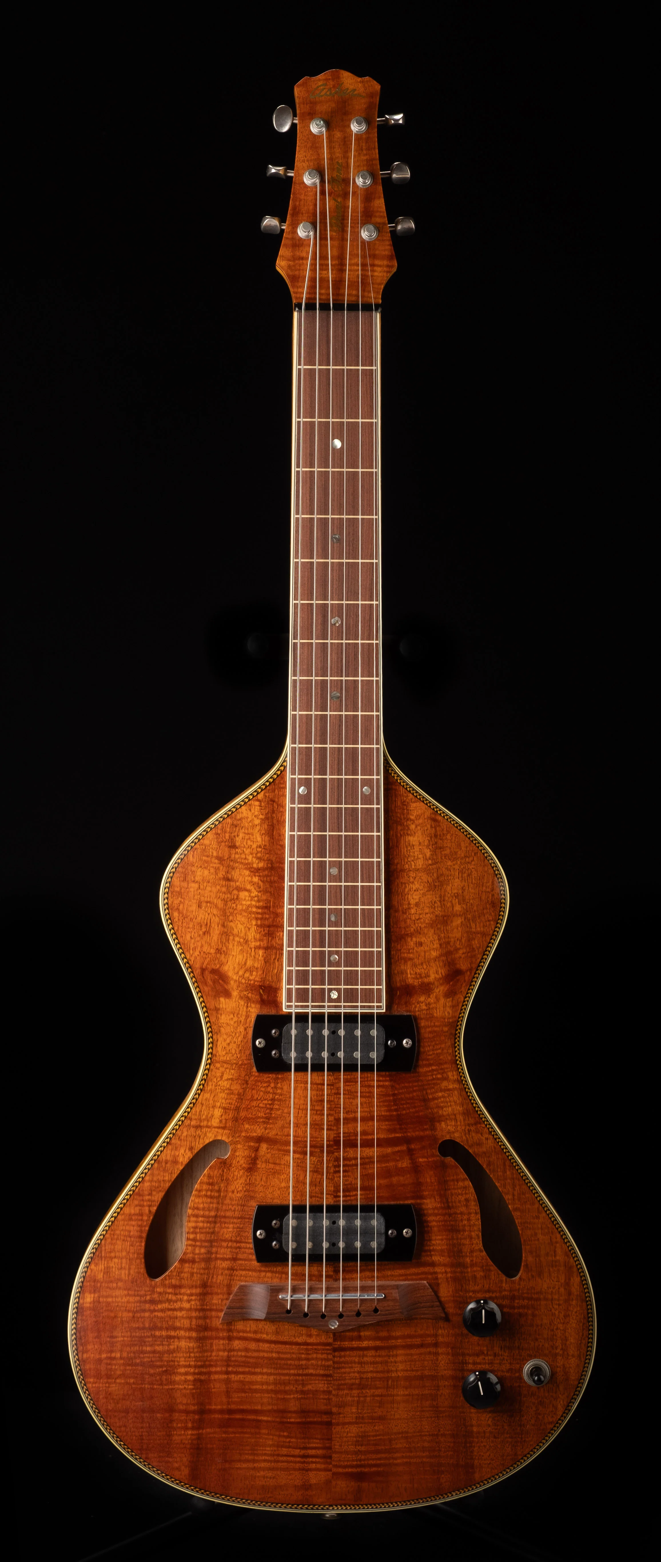 Pre Owned Asher Dual Tone Lap Steel With Case - Image 2