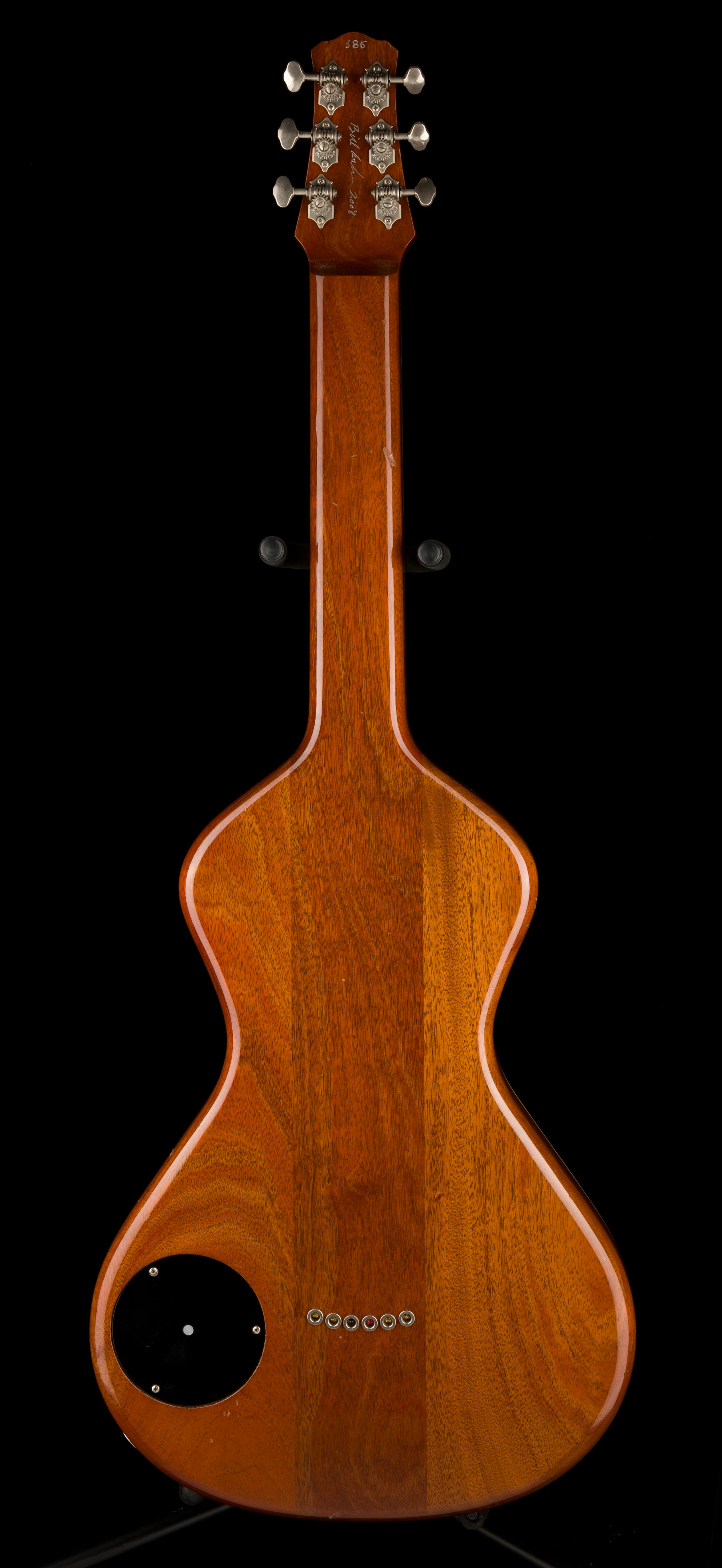 Pre Owned Asher Electro Hawaiian Model 1 Lap Steel Koa With OHSC - Image 17
