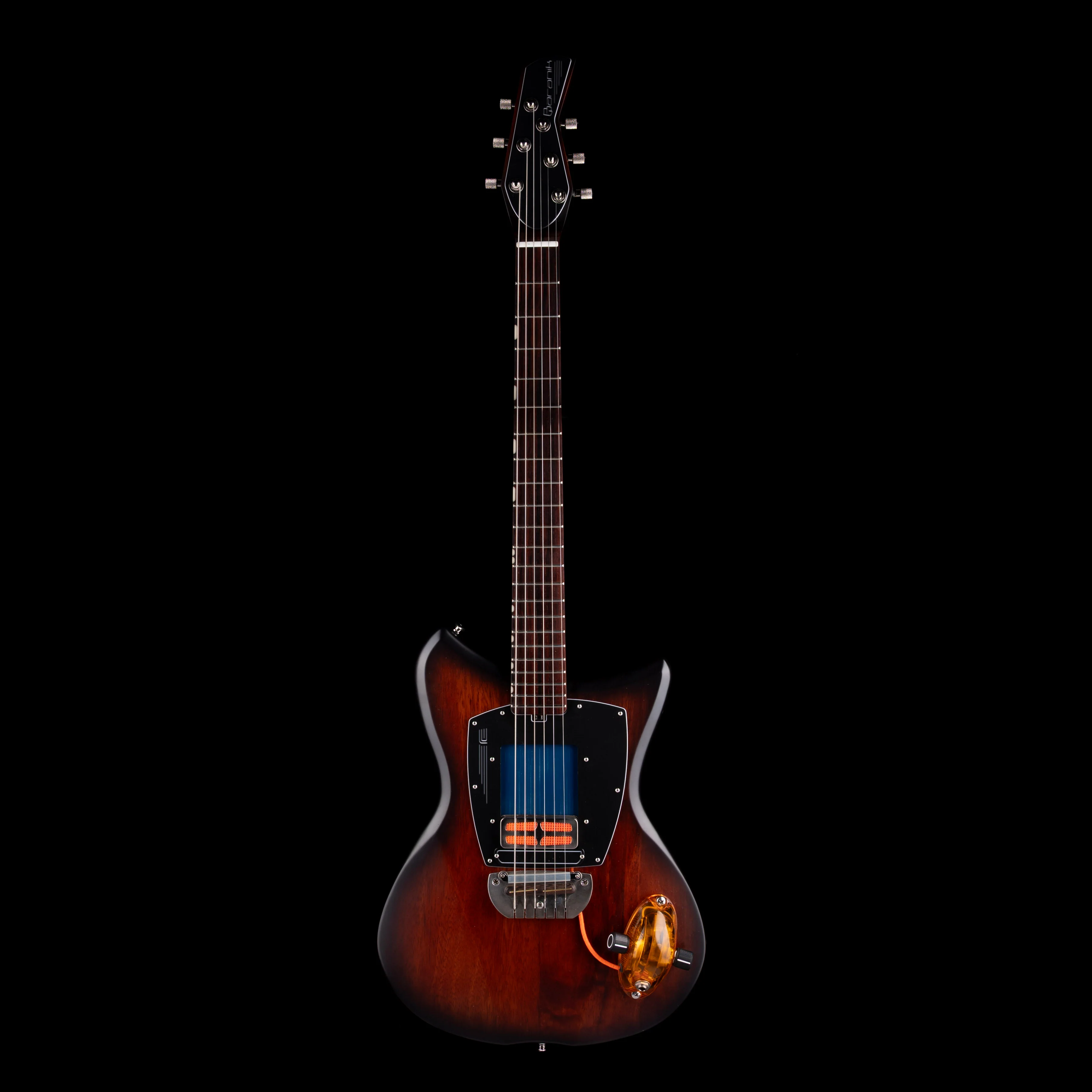 Pre Owned Baranik Guitars RE-1S Natural Electric Guitar with Case - Image 2