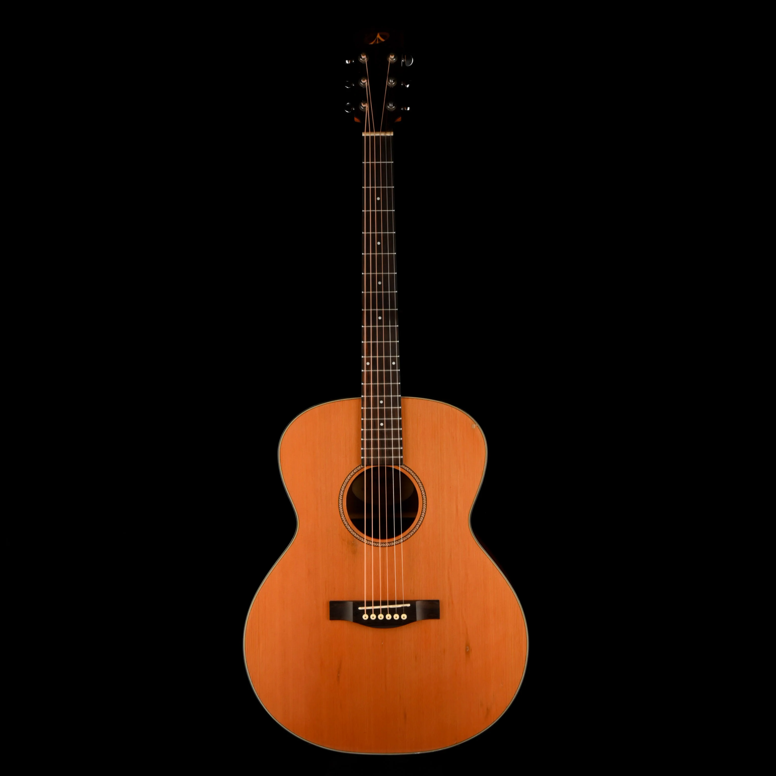 Pre Owned Bedell HGM-17-G Acoustic Guitar With Original Chipboard Case - Image 2