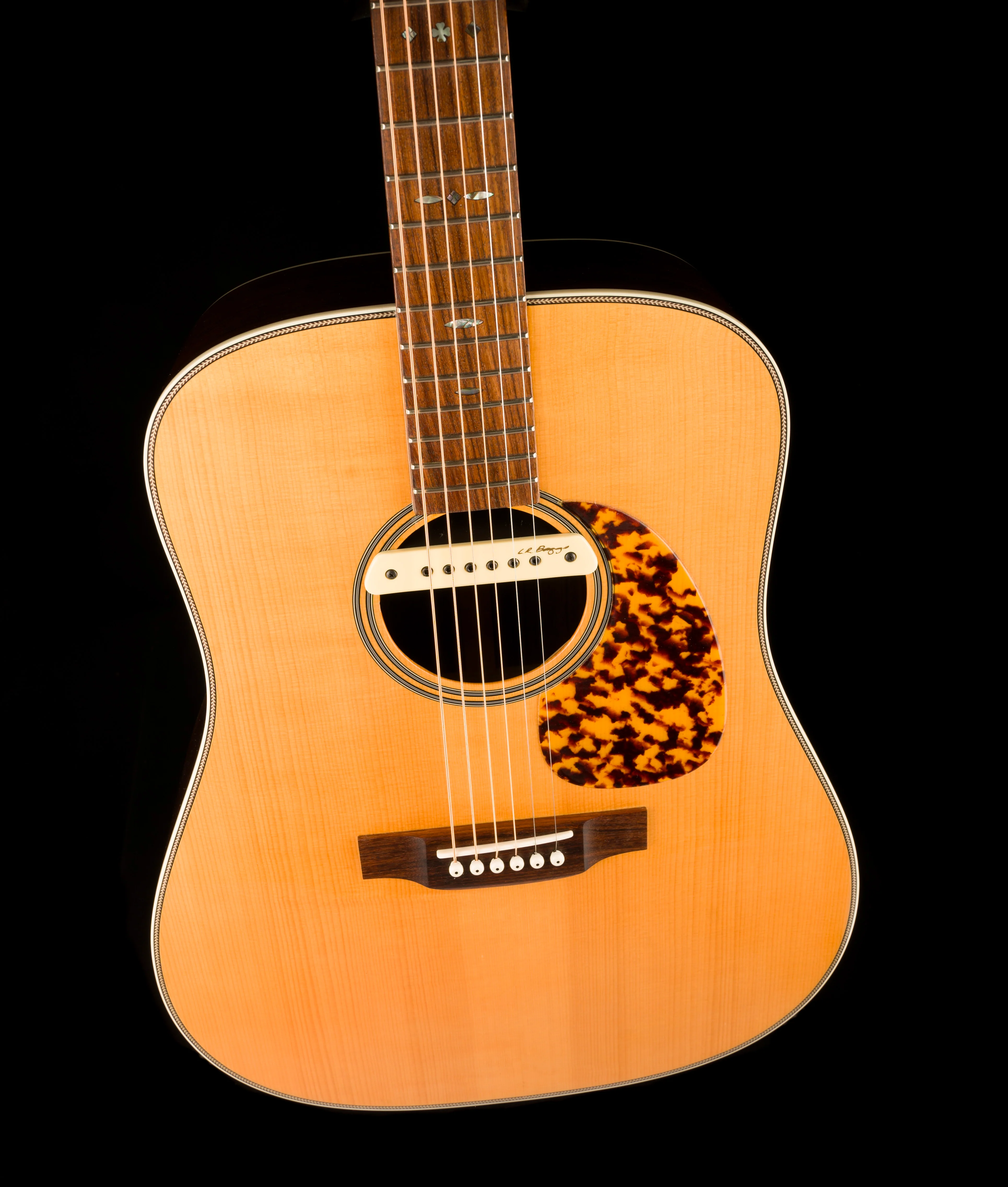 Pre Owned Blueridge BR-160A Acoustic Guitar With Pickup And HSC - Image 4