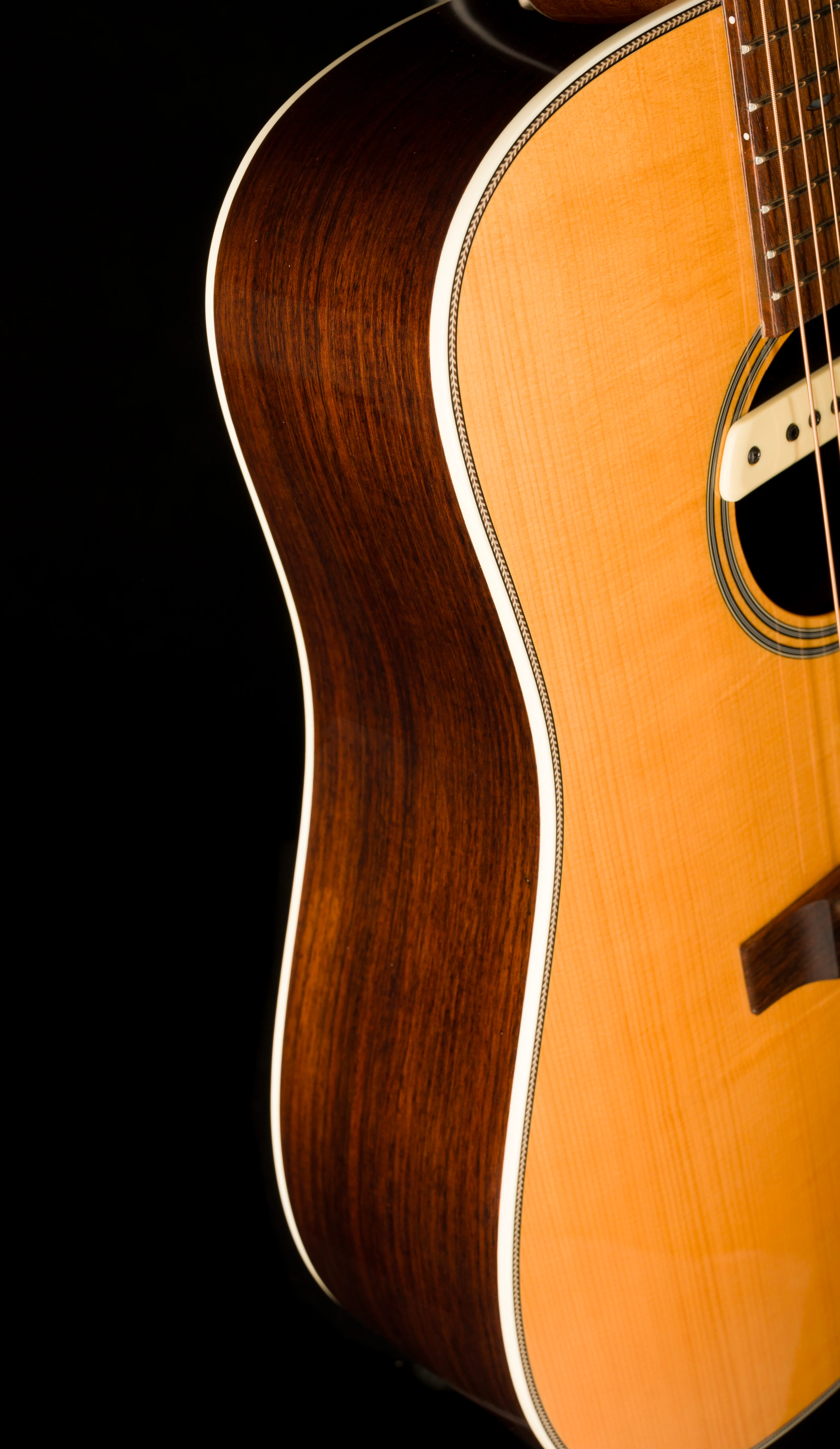 Pre Owned Blueridge BR-160A Acoustic Guitar With Pickup And HSC - Image 9
