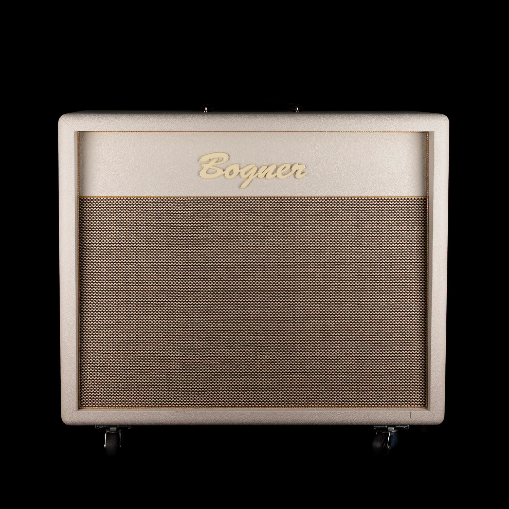 Pre Owned Bogner Shiva 20th Anniversary Guitar Amp Head Ivory White With Bogner 2x12" Ivory White Guitar Amp Cabinet - Image 14
