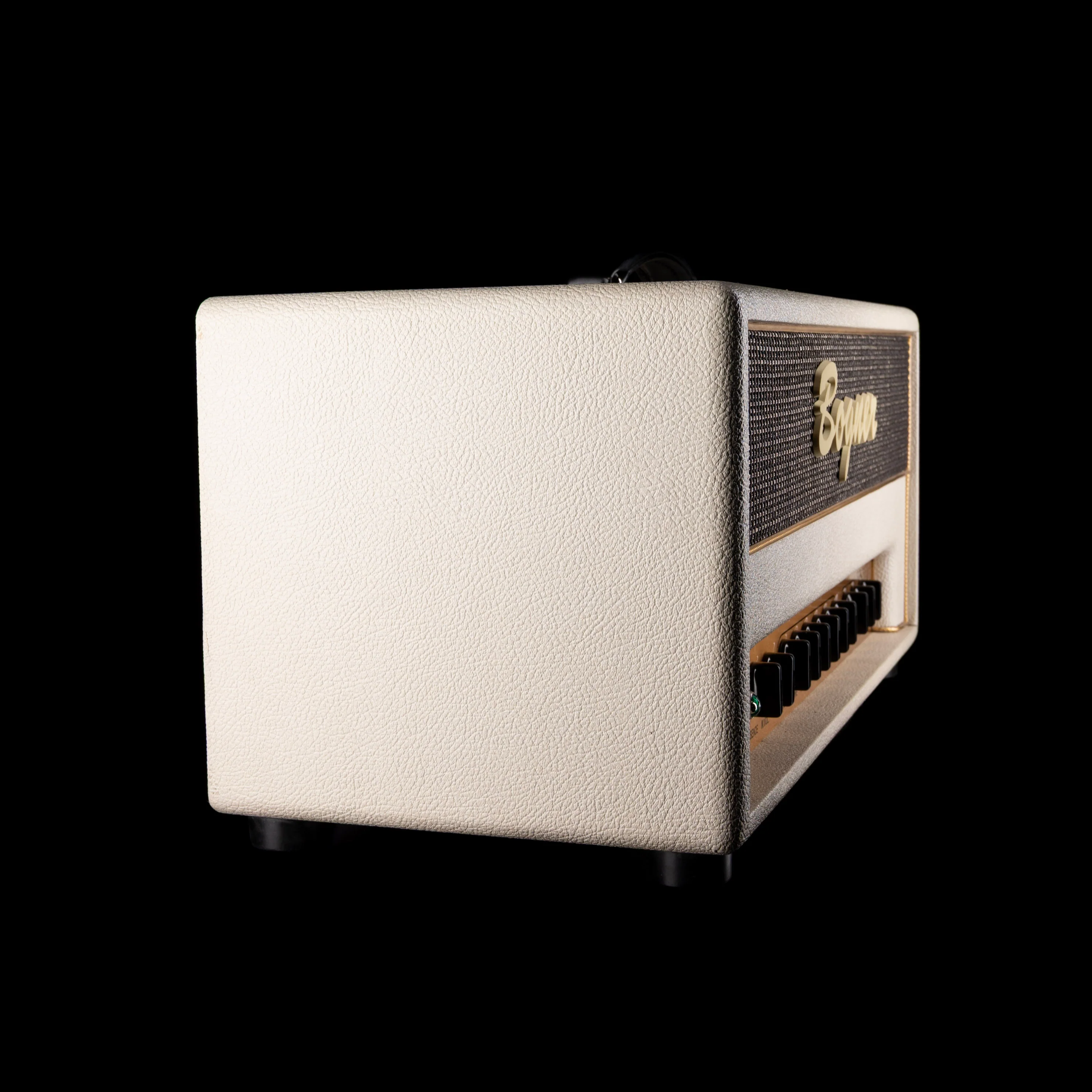 Pre Owned Bogner Shiva 20th Anniversary Guitar Amp Head Ivory White With Bogner 2x12" Ivory White Guitar Amp Cabinet - Image 8