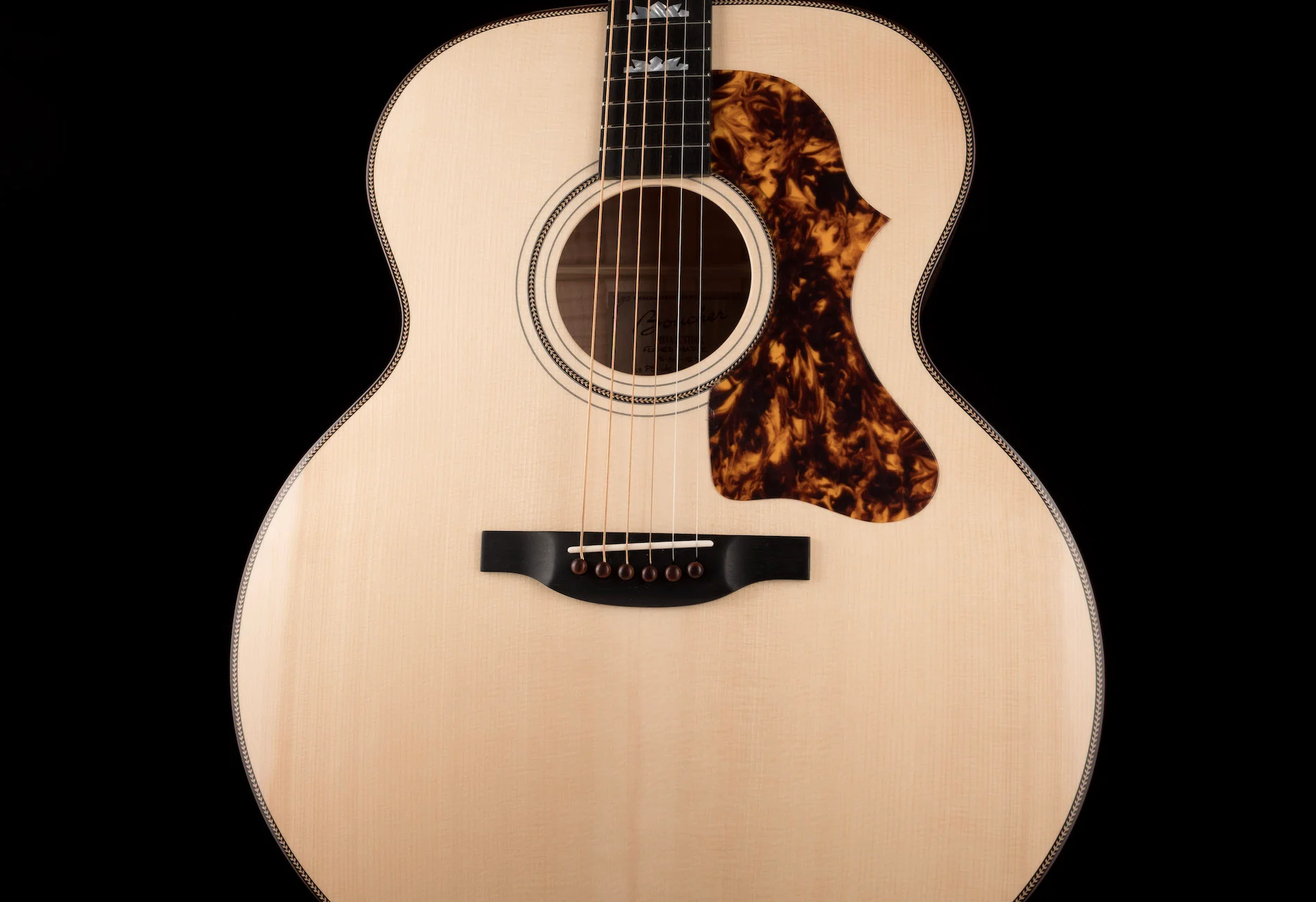 Pre Owned Boucher Special Edition PS-SG-163 Acoustic Guitar With OHSC - Image 6