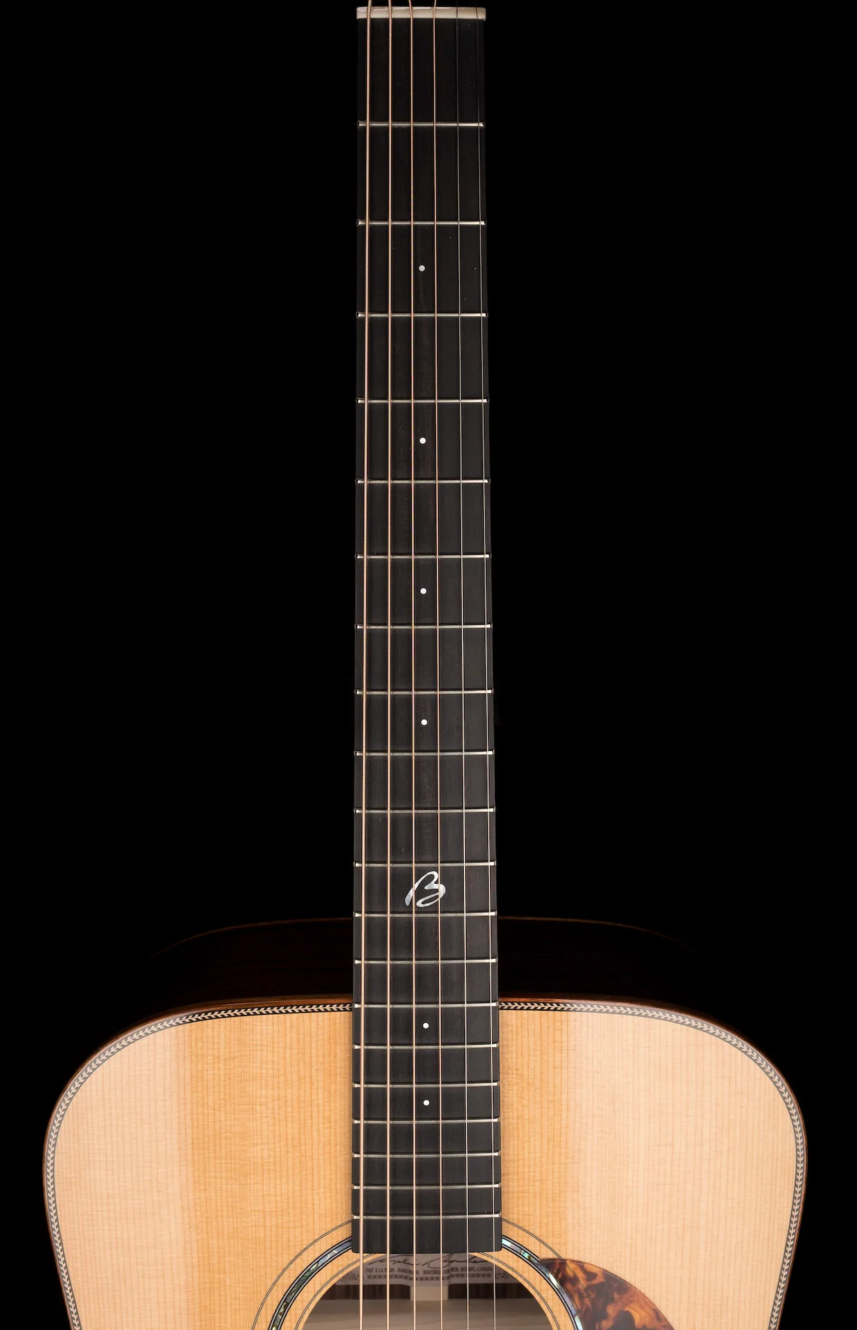 Pre Owned Boucher Bluegrass Goose BG-52 Dreadnaught Gold & Master Grade Pack Natural Acoustic Guitar With Case - Image 12