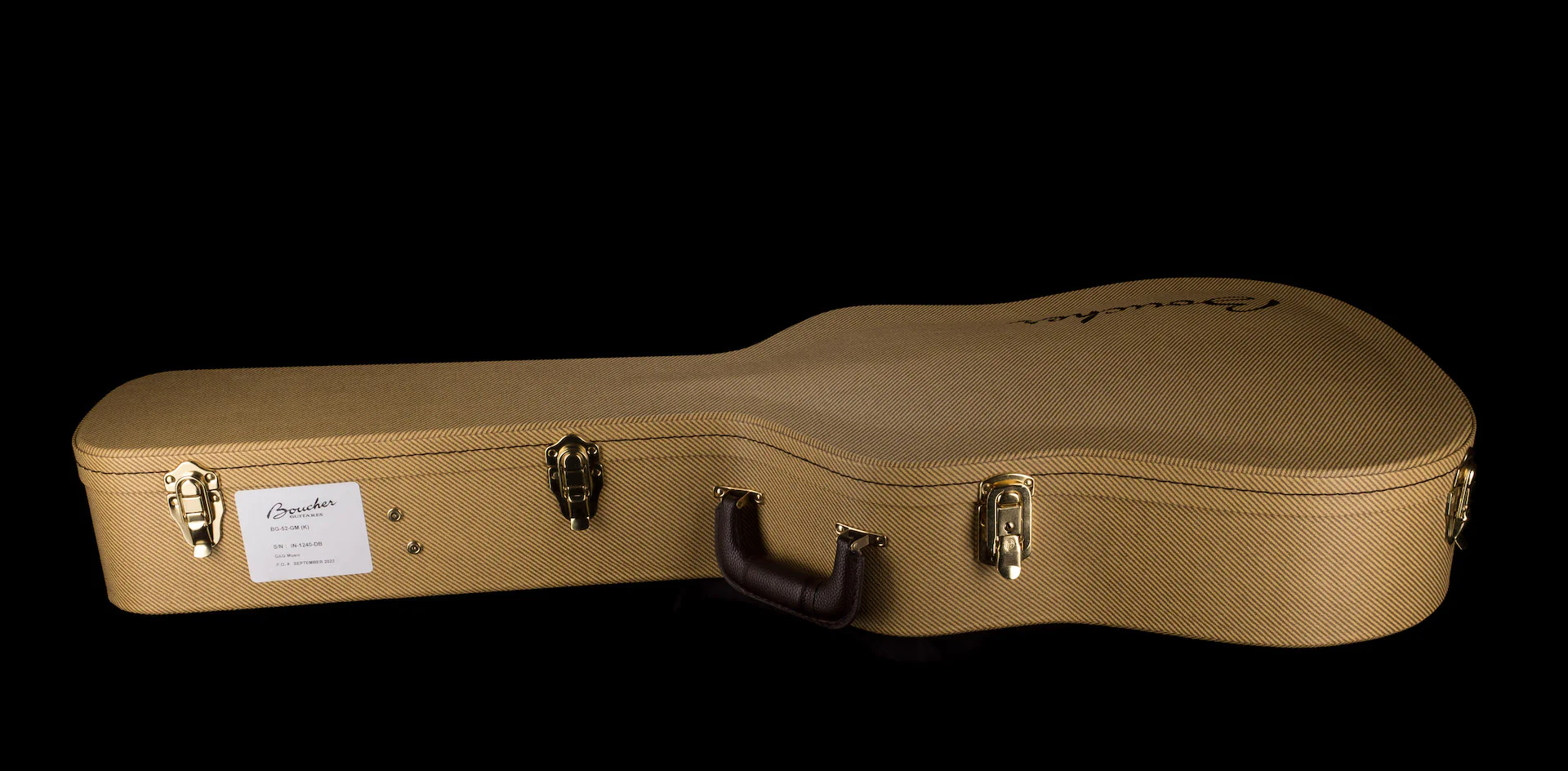 Pre Owned Boucher Bluegrass Goose BG-52 Dreadnaught Gold & Master Grade Pack Natural Acoustic Guitar With Case - Image 19