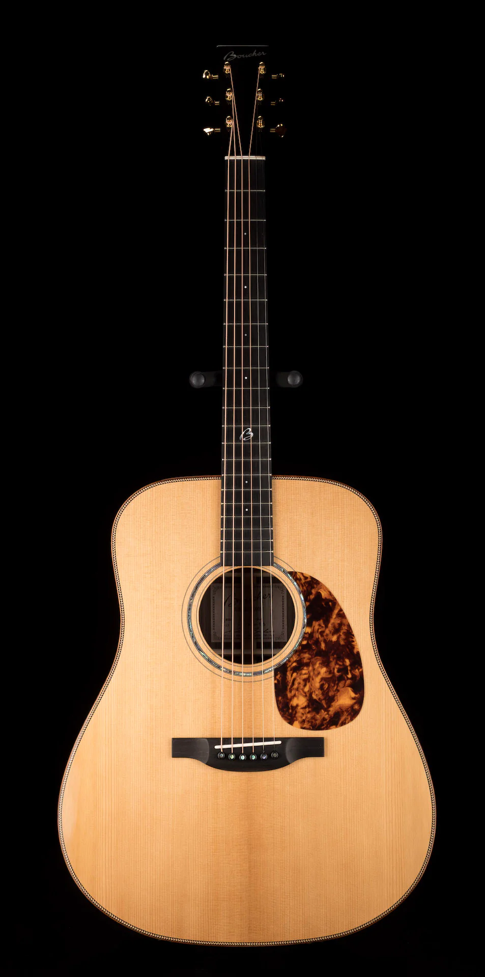 Pre Owned Boucher Bluegrass Goose BG-52 Dreadnaught Gold & Master Grade Pack Natural Acoustic Guitar With Case - Image 2