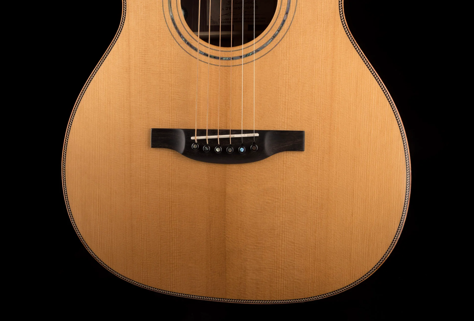 Pre Owned Boucher J.P. Cormier 000-12 Fret (12FTB) Natural Acoustic Electric With OHSC - Image 5