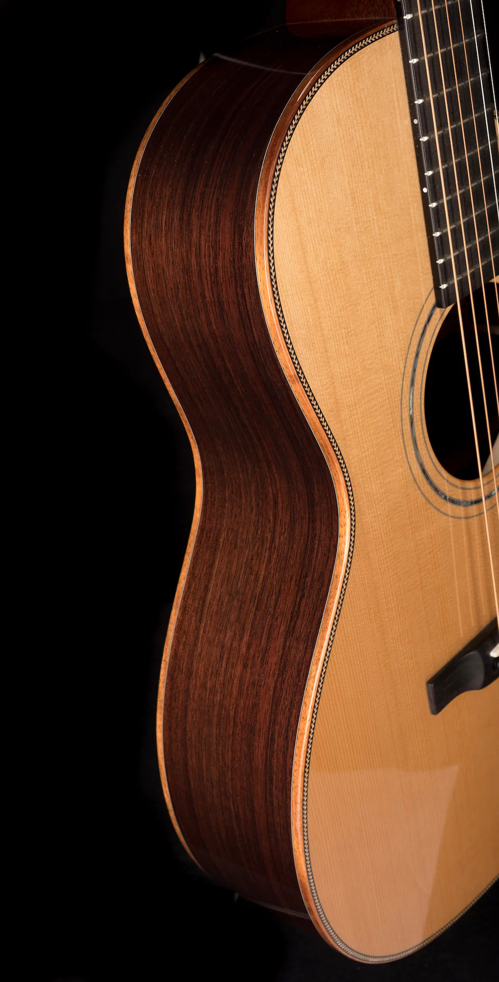 Pre Owned Boucher J.P. Cormier 000-12 Fret (12FTB) Natural Acoustic Electric With OHSC - Image 9