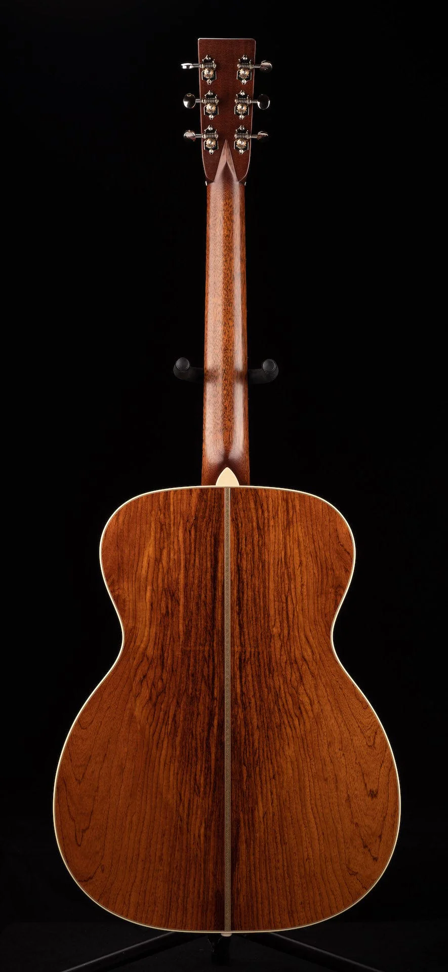 Pre Owned Bourgeois Panama Red OM Natural Acoustic Guitar With OHSC - Image 13