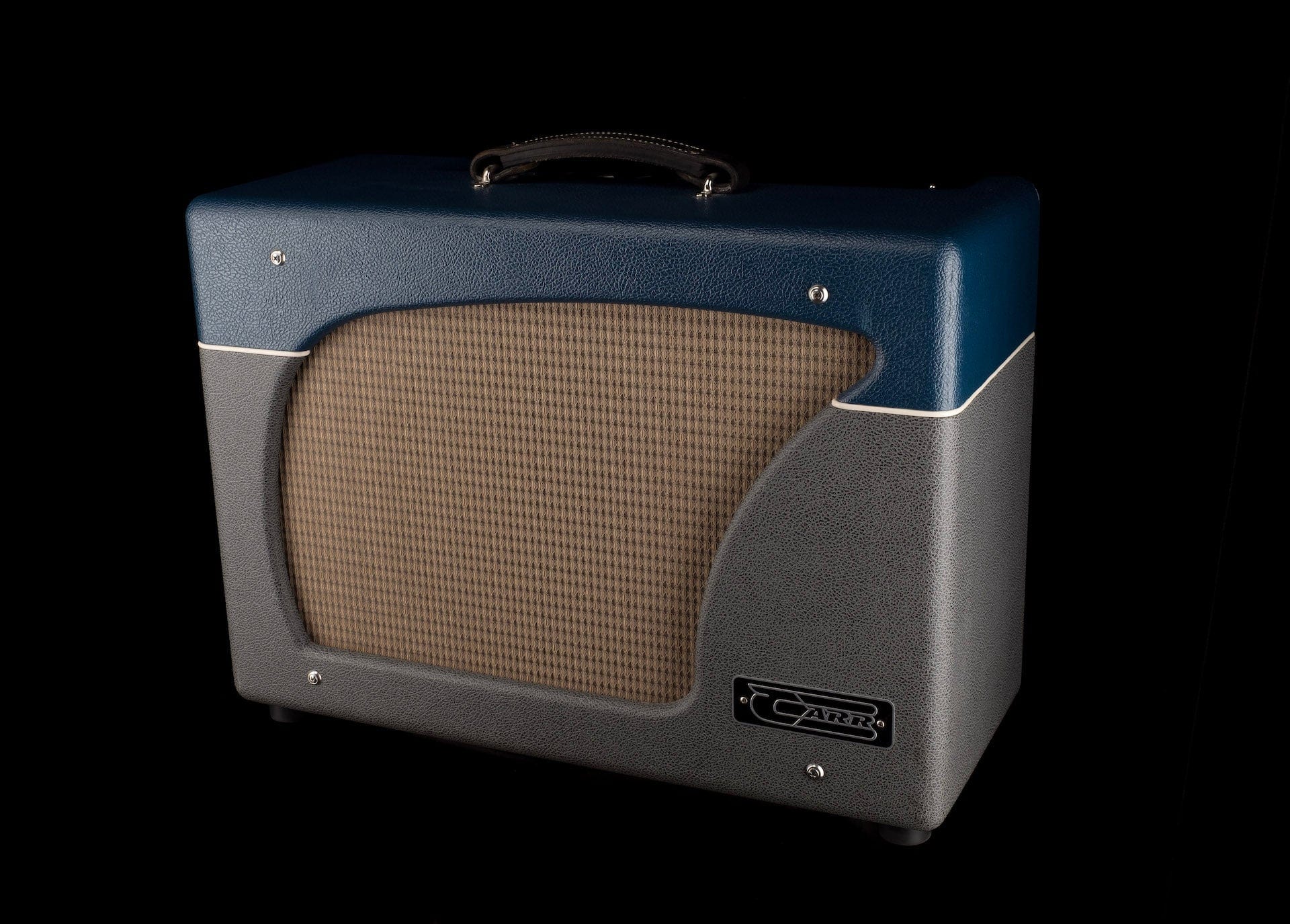 Pre Owned Carr Impala 1x12" Custom Blue/Grey Guitar Amp Combo - Image 2