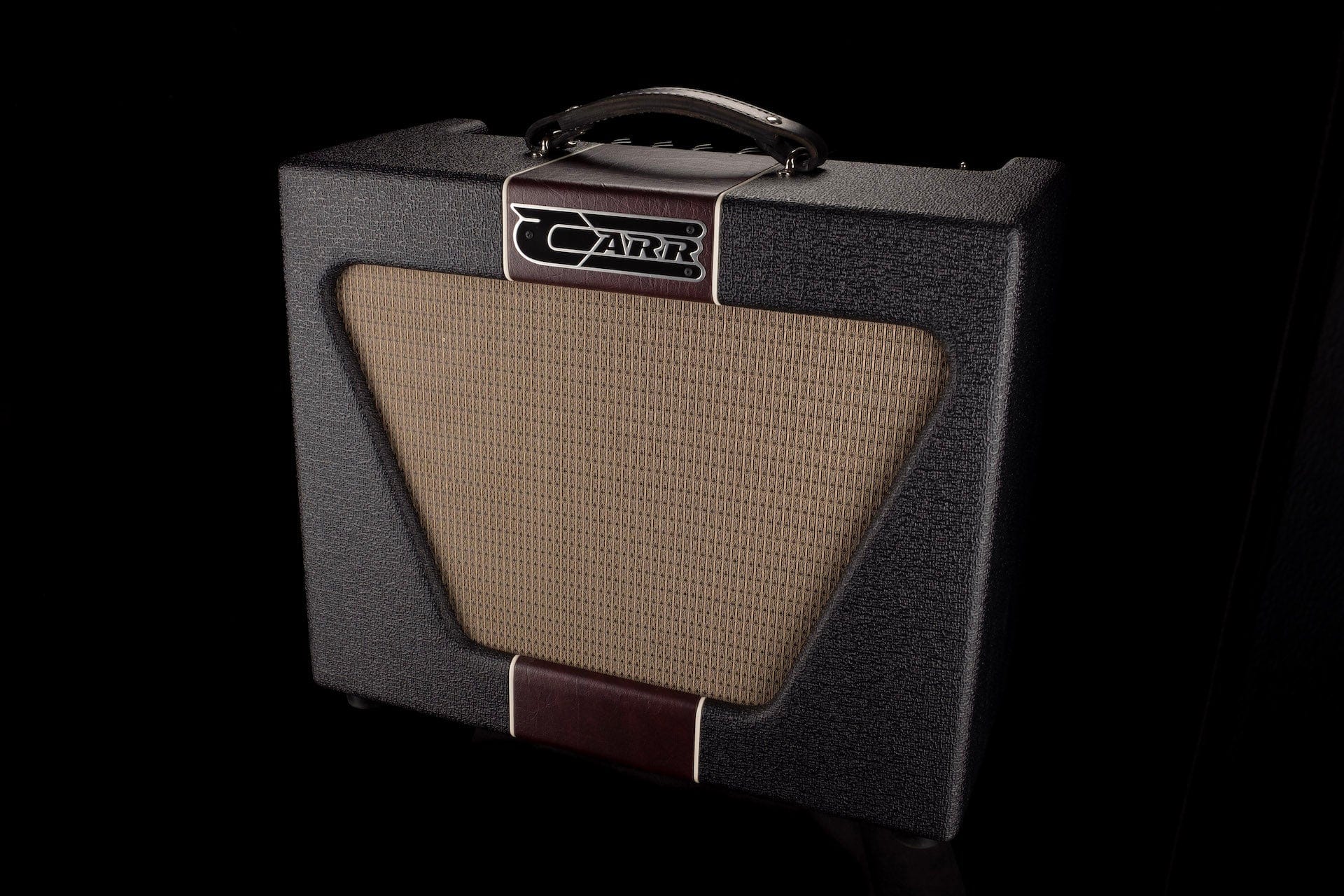 Pre Owned Carr Super Bee 1x12" Black With Red Stripe Guitar Amp Combo - Image 2