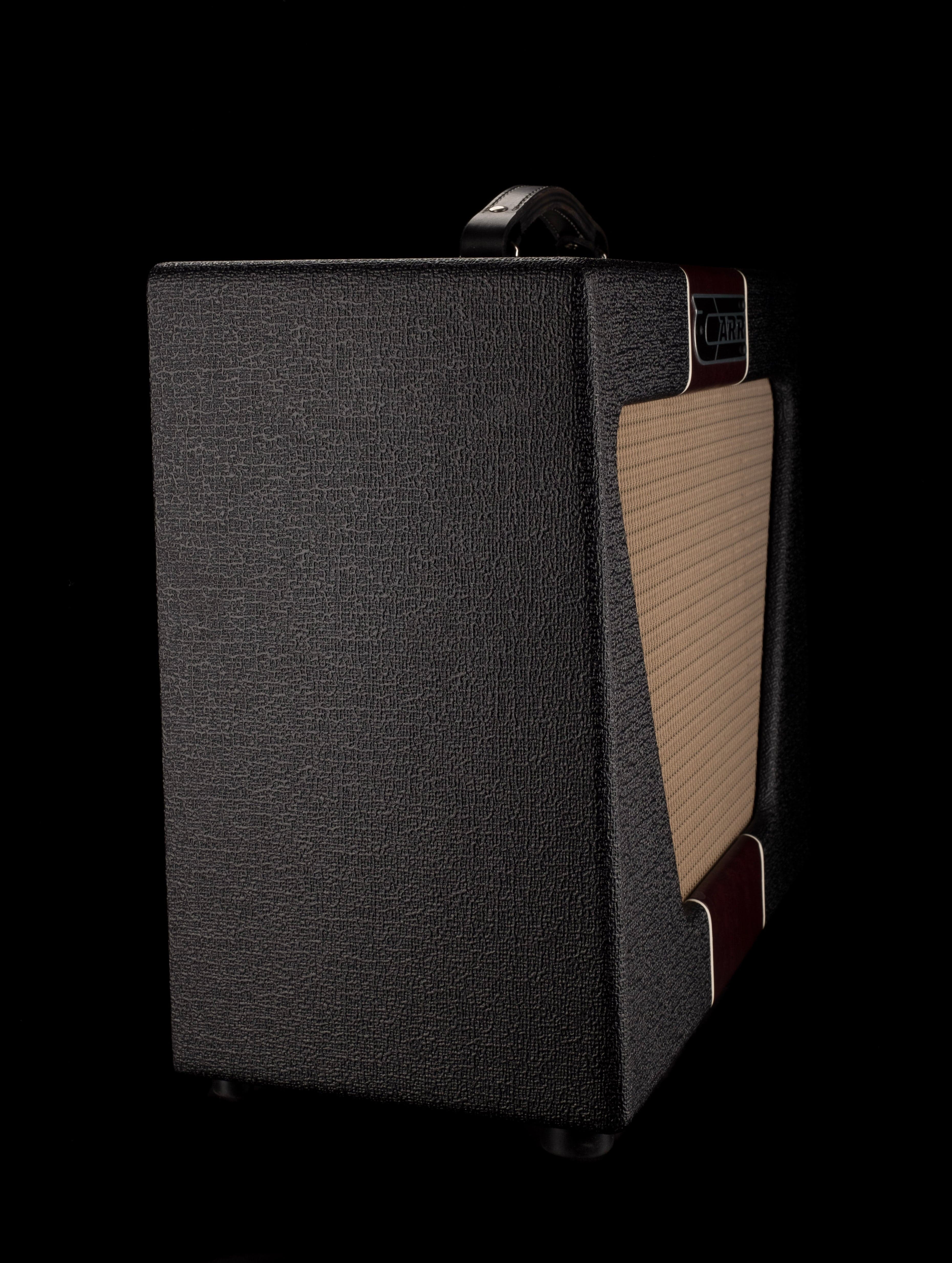 Pre Owned Carr Super Bee 1x12" Black With Red Stripe Guitar Amp Combo - Image 8