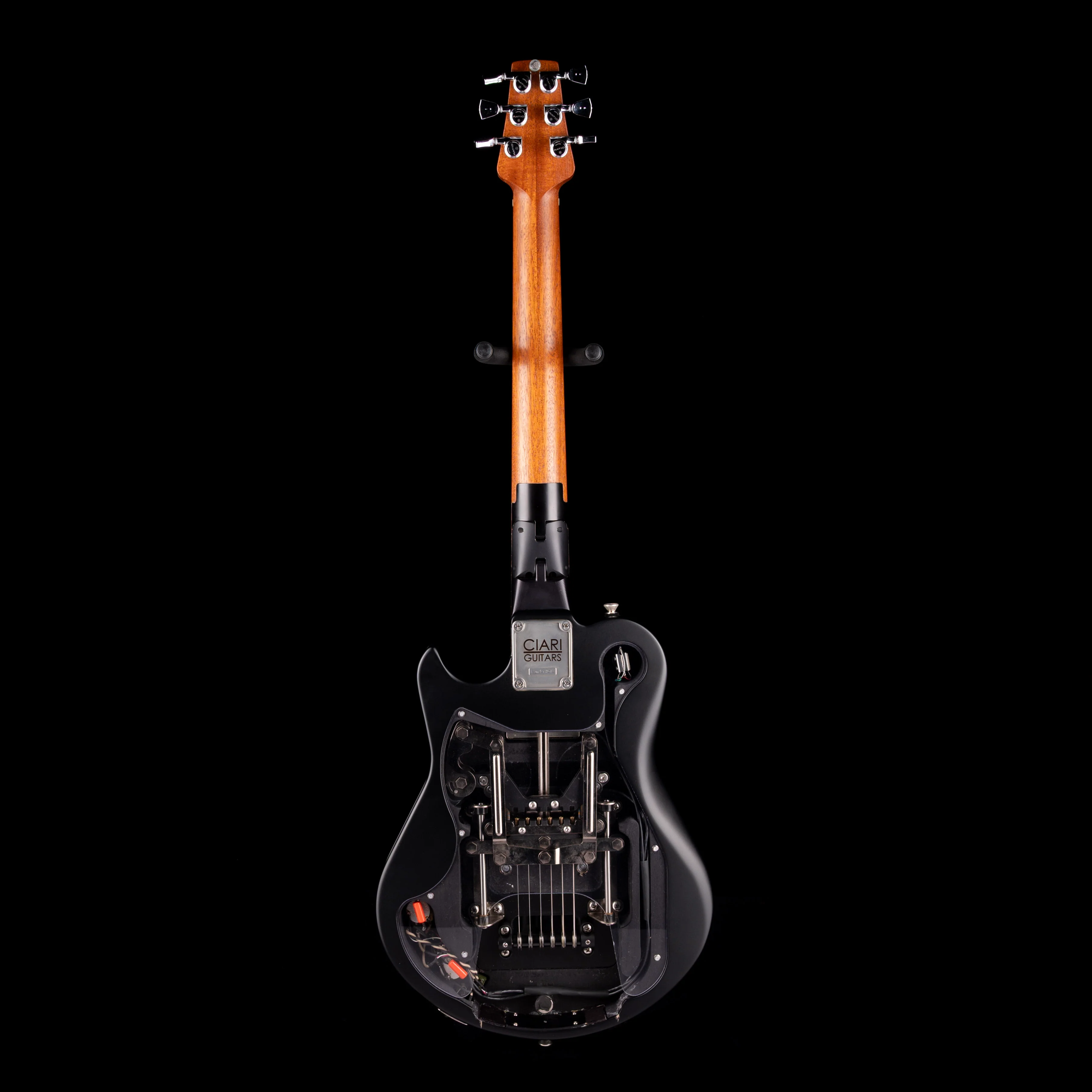 Pre-Owned Ciari Guitars Ascender Travel Guitar - Jet Black With Gig Bag - Image 10