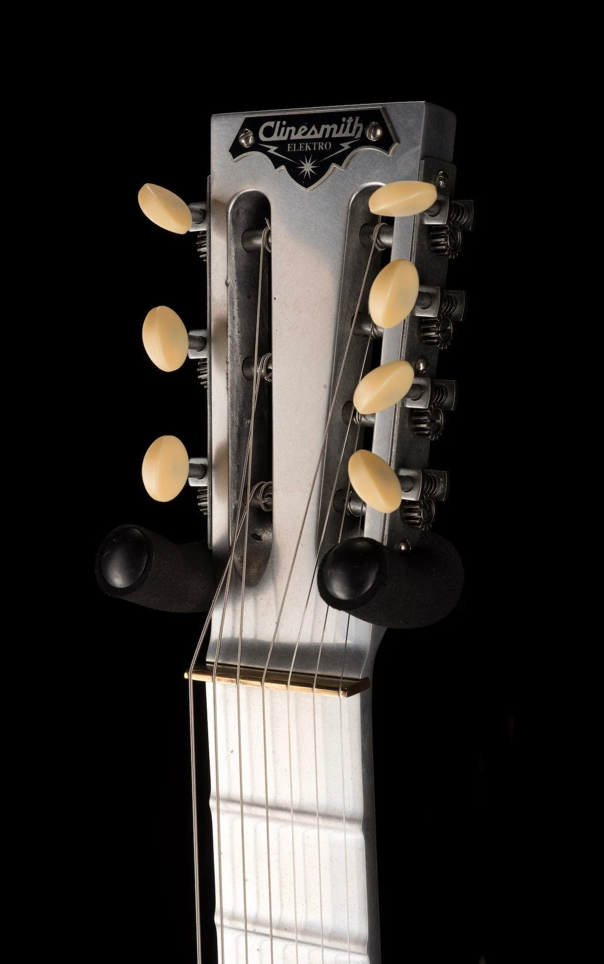 Pre Owned Clinesmith 7-string Frypan Steel Guitar With Gig Bag - Image 9