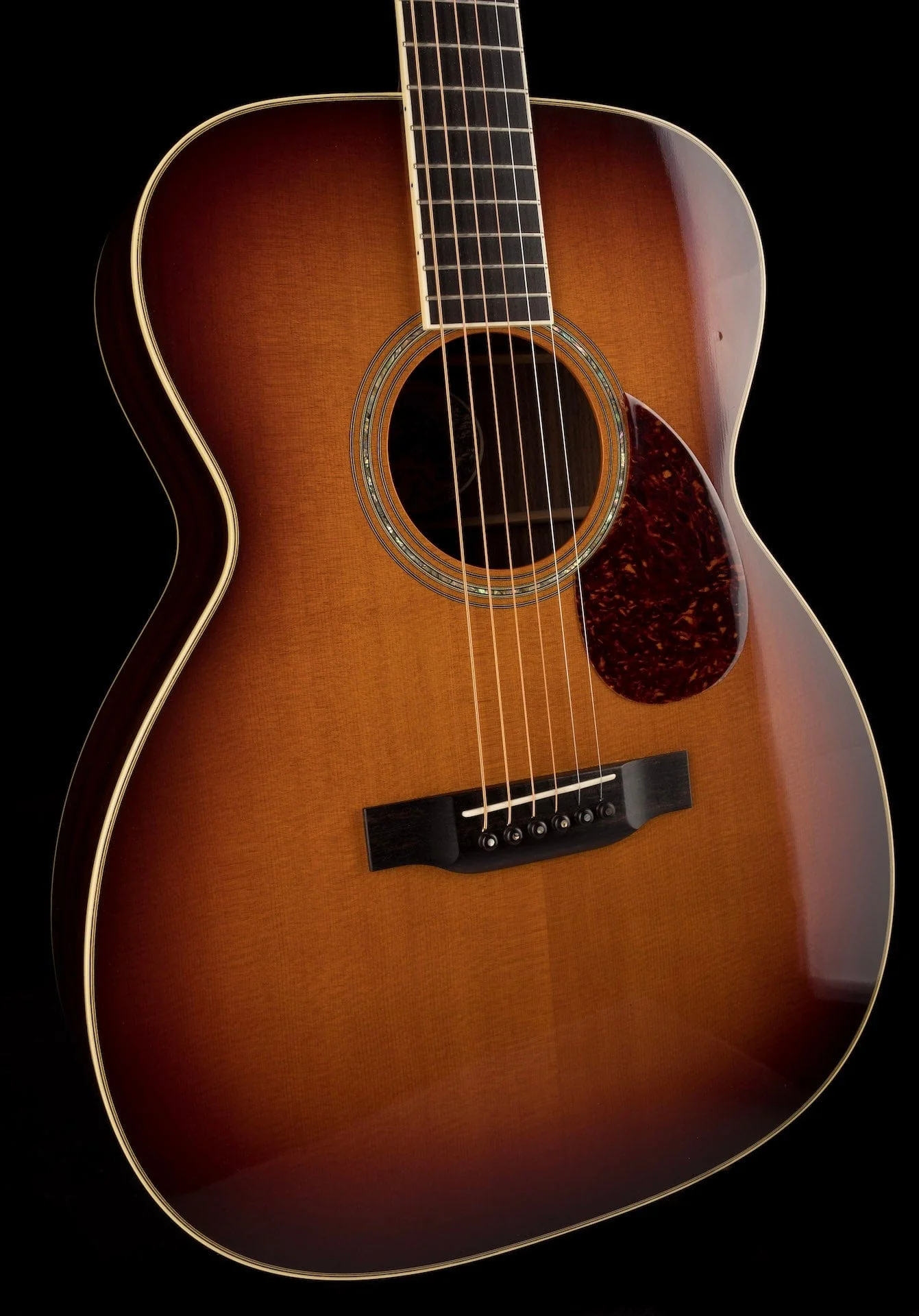 Pre Owned Collings OM3 Rosewood Back & Sides Acoustic Guitar With Case - Image 11