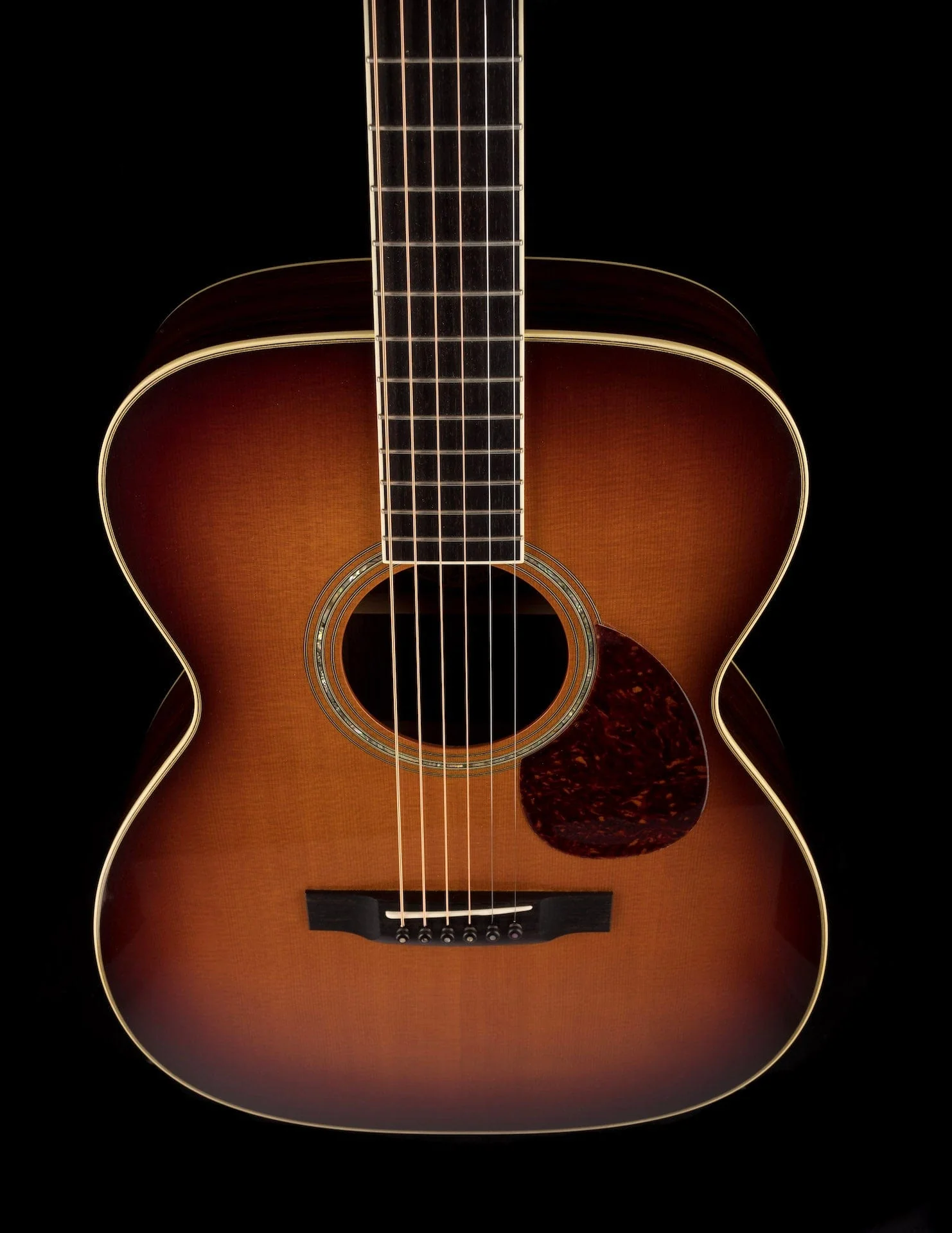 Pre Owned Collings OM3 Rosewood Back & Sides Acoustic Guitar With Case - Image 4