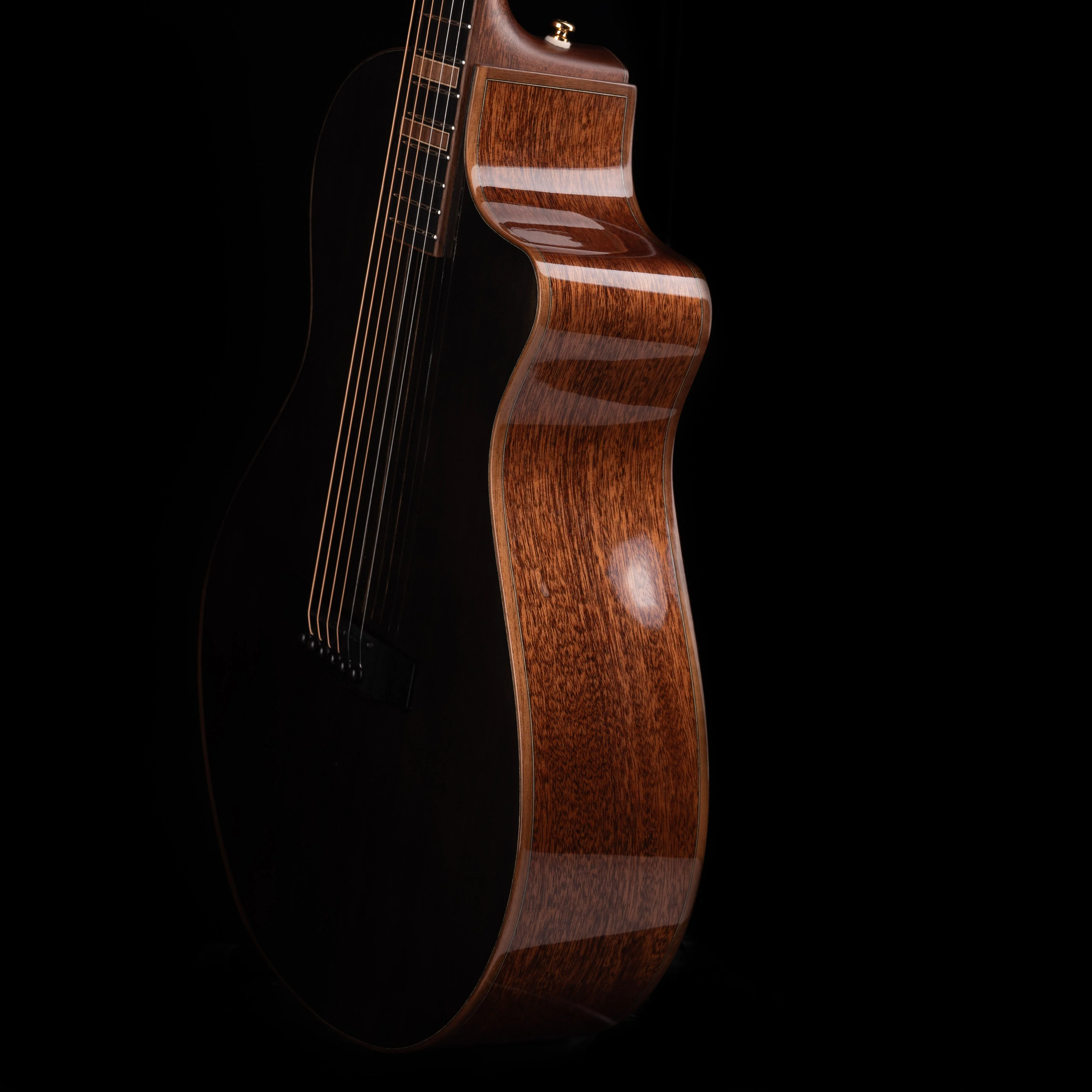 Pre-Owned Cort Modern Black Trans Black Acoustic With OHSC - Image 7