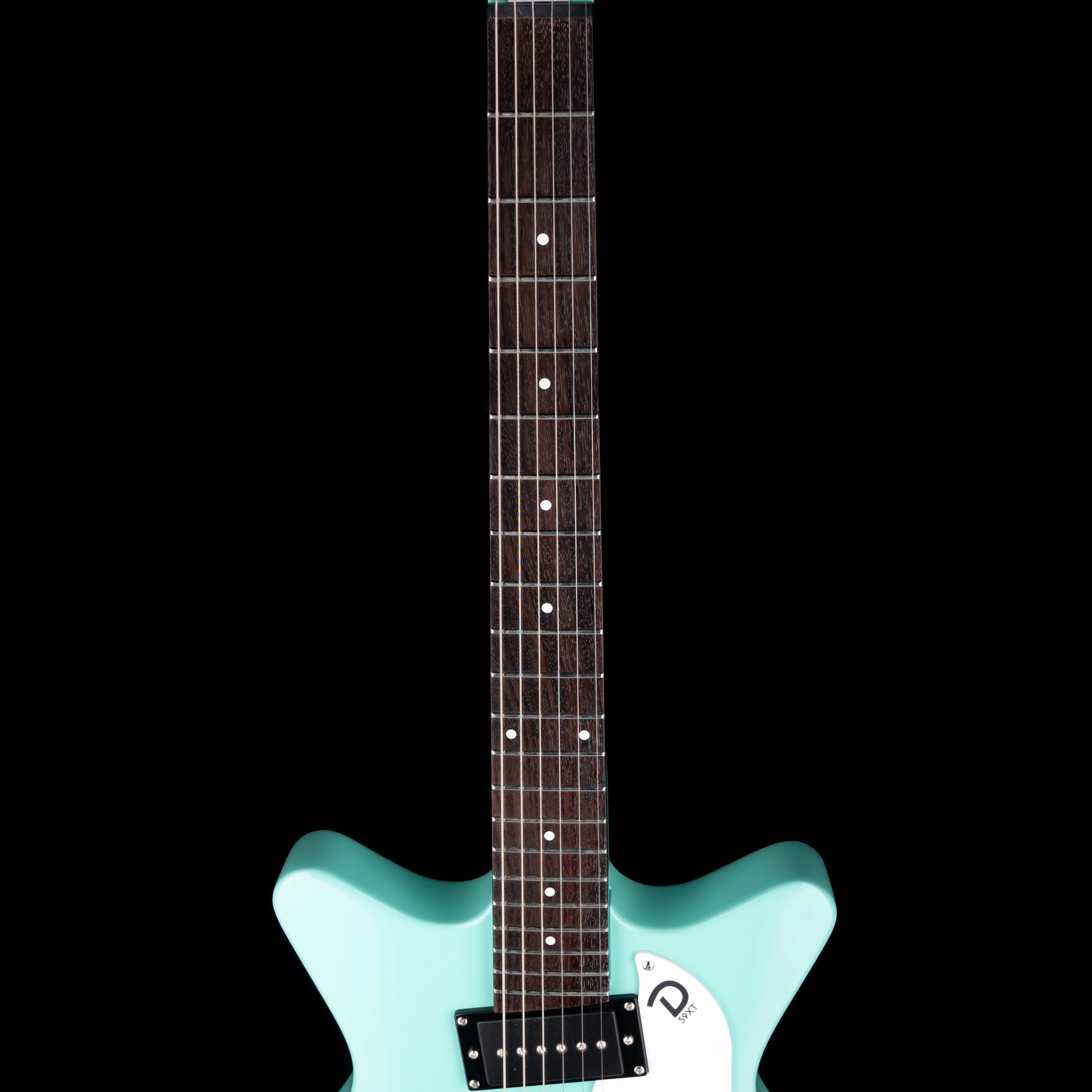 Pre Owned Danelectro 59XT Seafoam Green with Trem With Gig Bag - Image 7