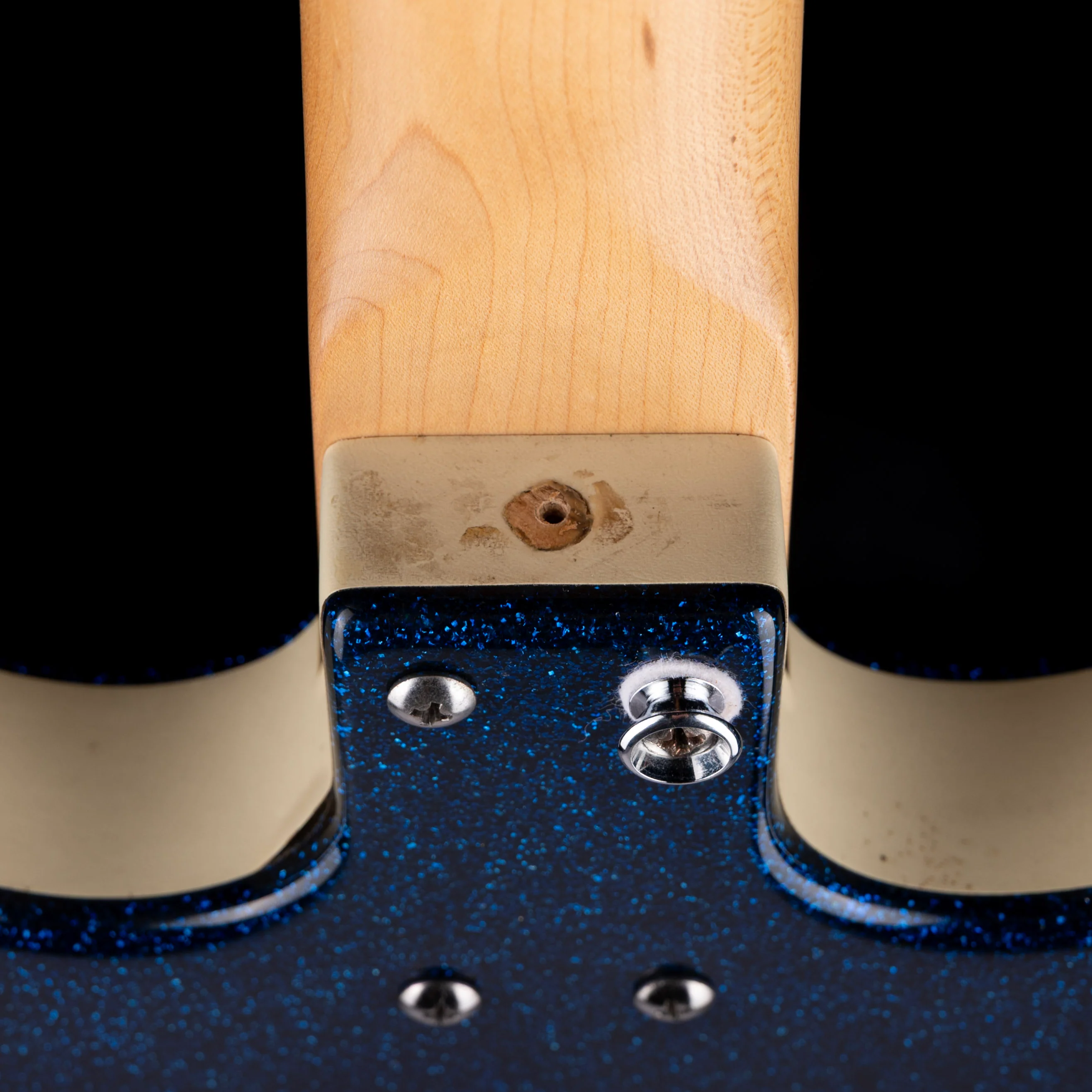 Pre Owned Danelectro DC 59M 12-String Electric Guitar Deep Blue Metalflake - Image 11