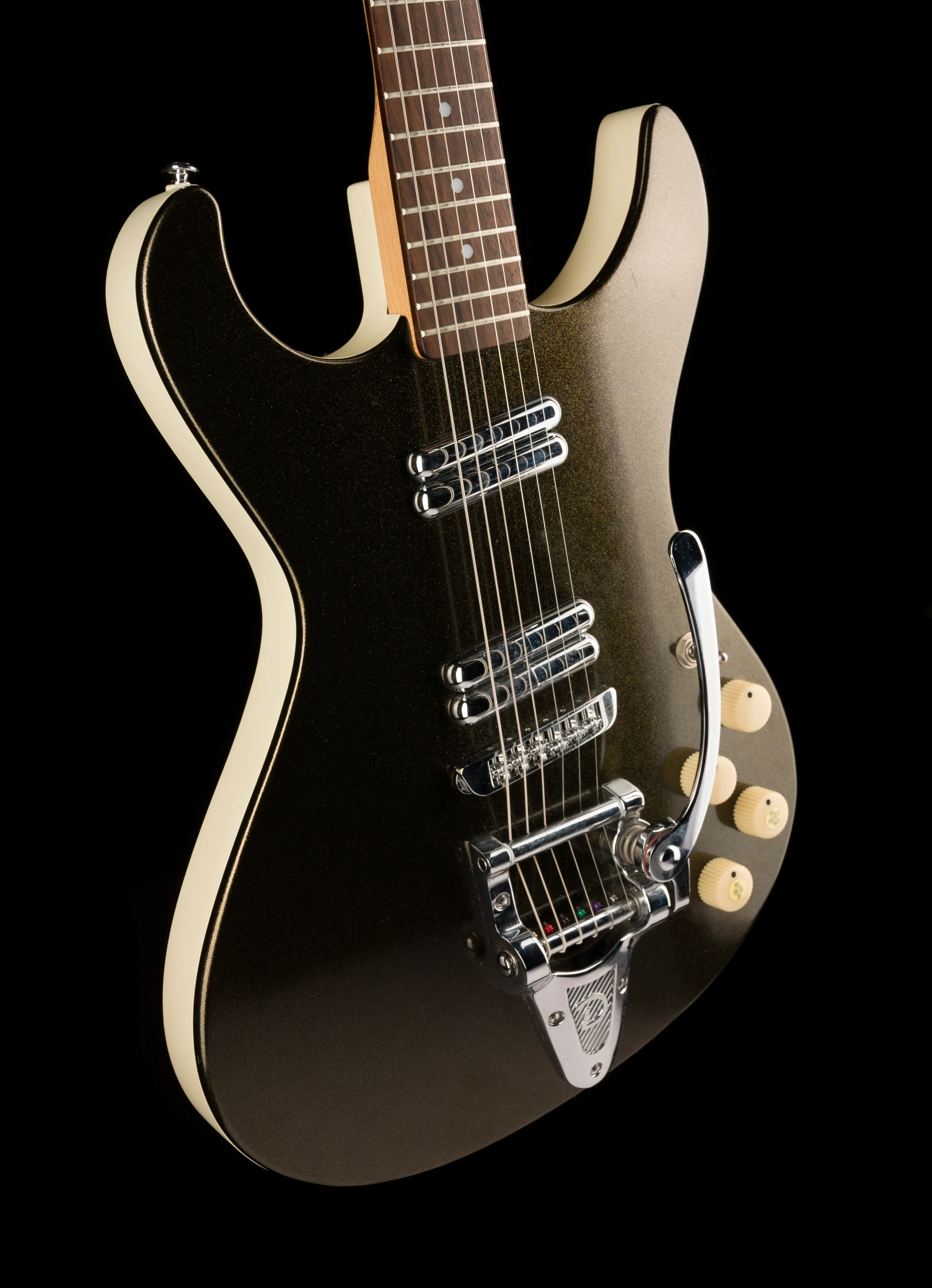 Pre Owned Danelectro Hodad Black Sparkle With Gig Bag - Image 10