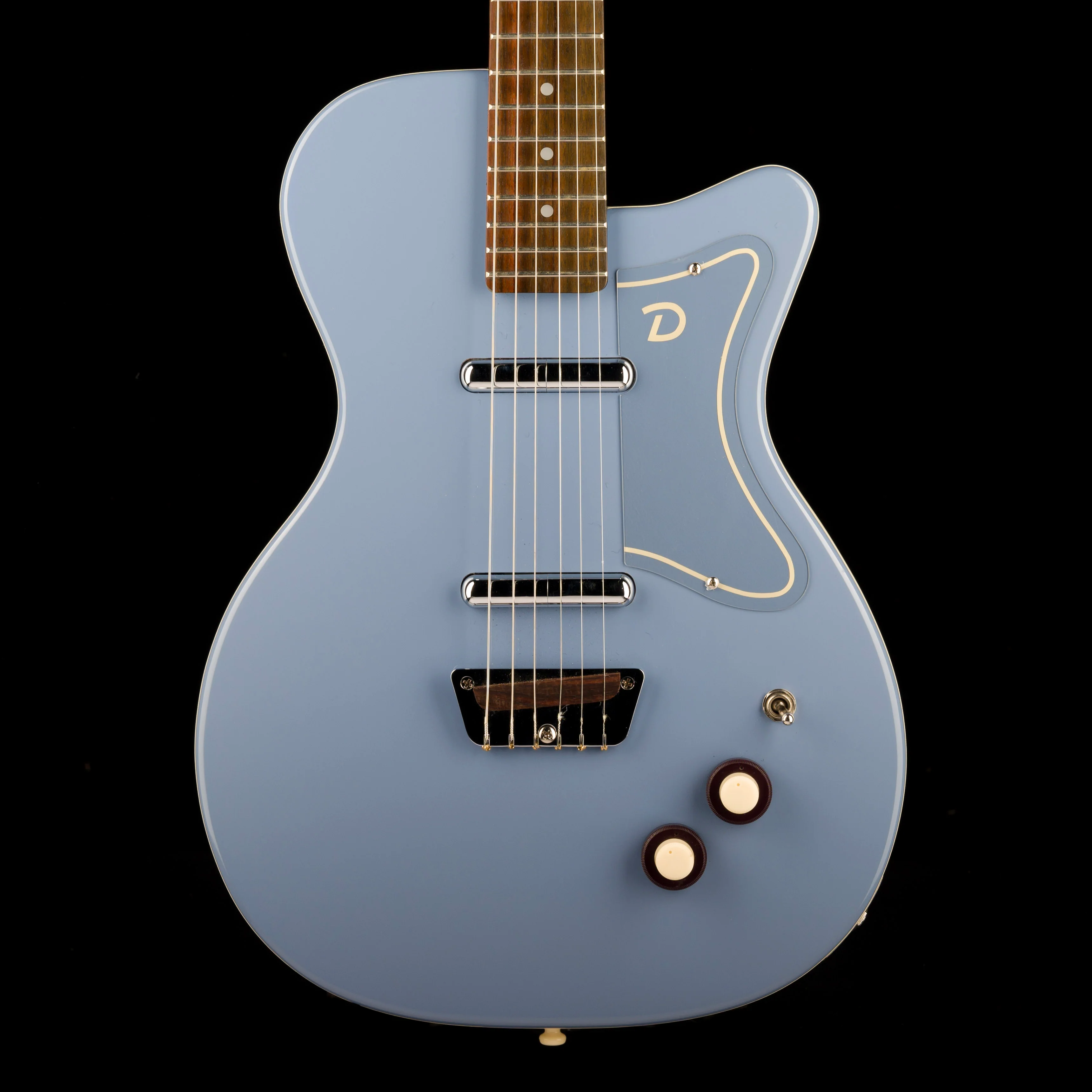 Pre Owned Danelectro U-2 ‘56 Single Cut Electric Guitar Blue With Gig Bag