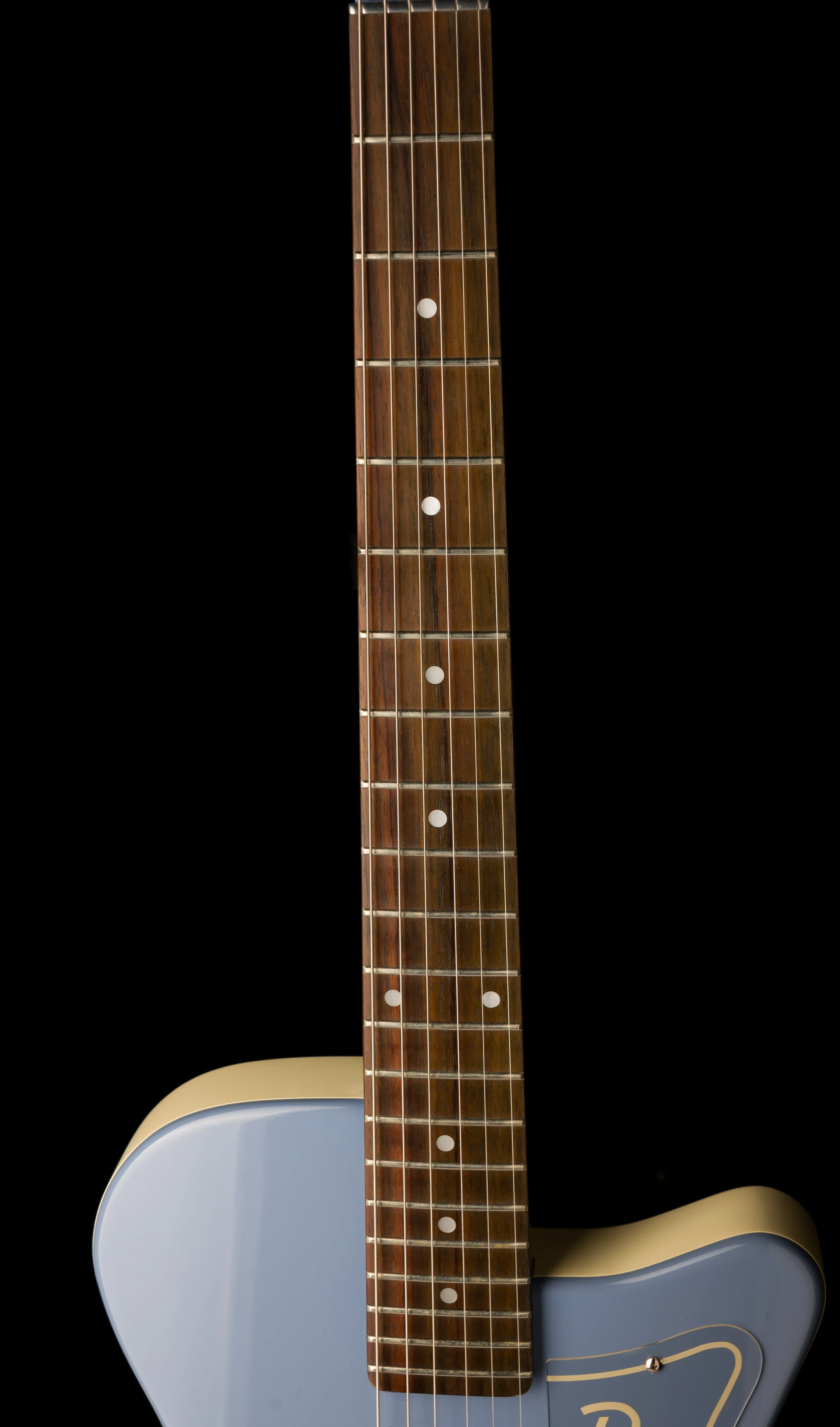 Pre Owned Danelectro U-2 ‘56 Single Cut Electric Guitar Blue With Gig Bag - Image 11