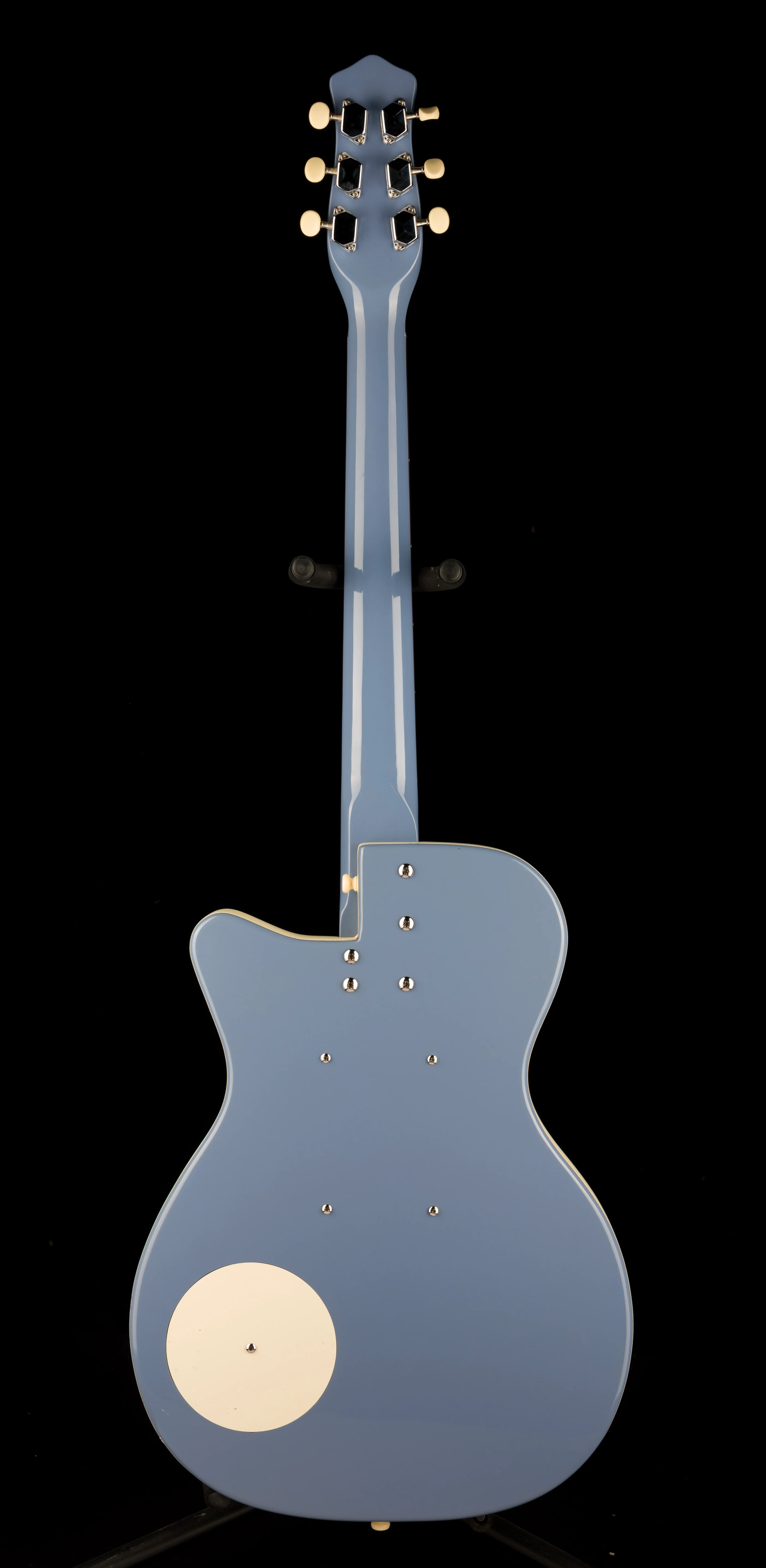 Pre Owned Danelectro U-2 ‘56 Single Cut Electric Guitar Blue With Gig Bag - Image 14