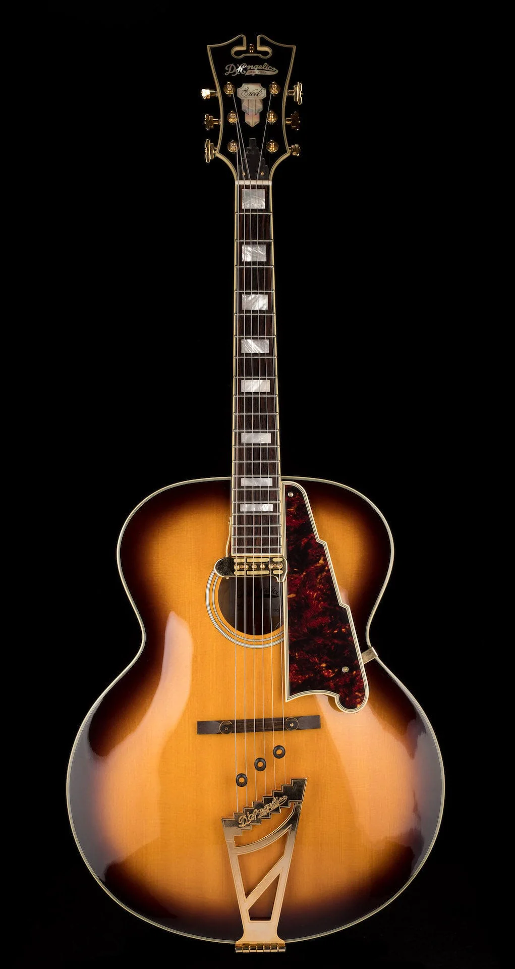 Pre Owned D'Angelico EX-63 With DeArmond Rhythm Chief Pickup With Case - Image 2