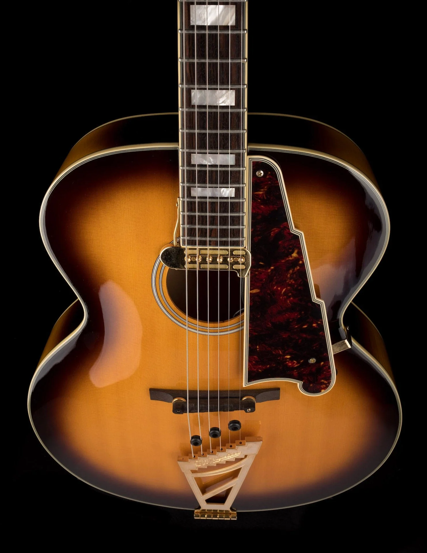 Pre Owned D'Angelico EX-63 With DeArmond Rhythm Chief Pickup With Case - Image 4