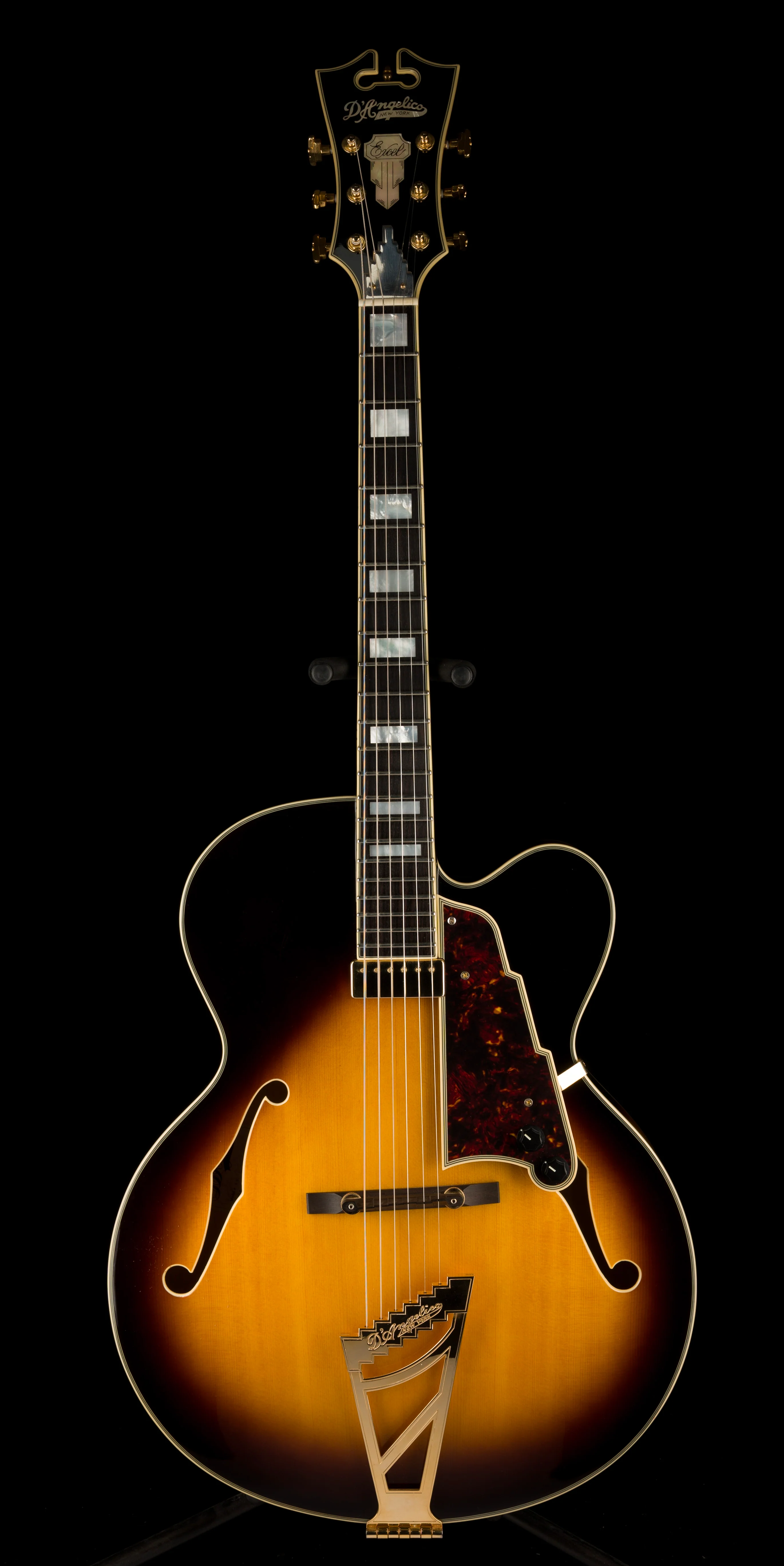 Pre Owned D'Angelico EXL-1 Sunburst Hollowbody With OHSC - Image 2