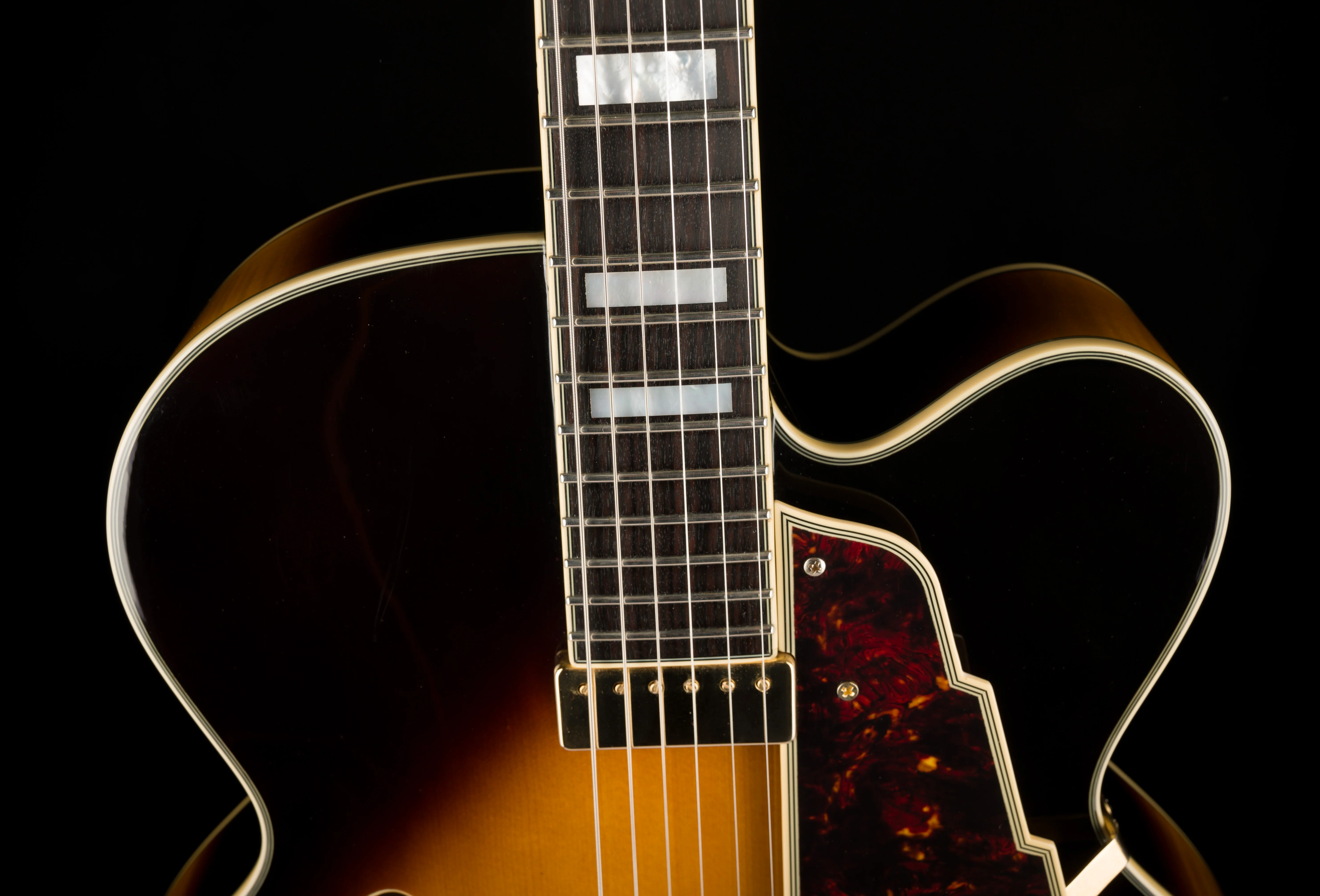 Pre Owned D'Angelico EXL-1 Sunburst Hollowbody With OHSC - Image 3