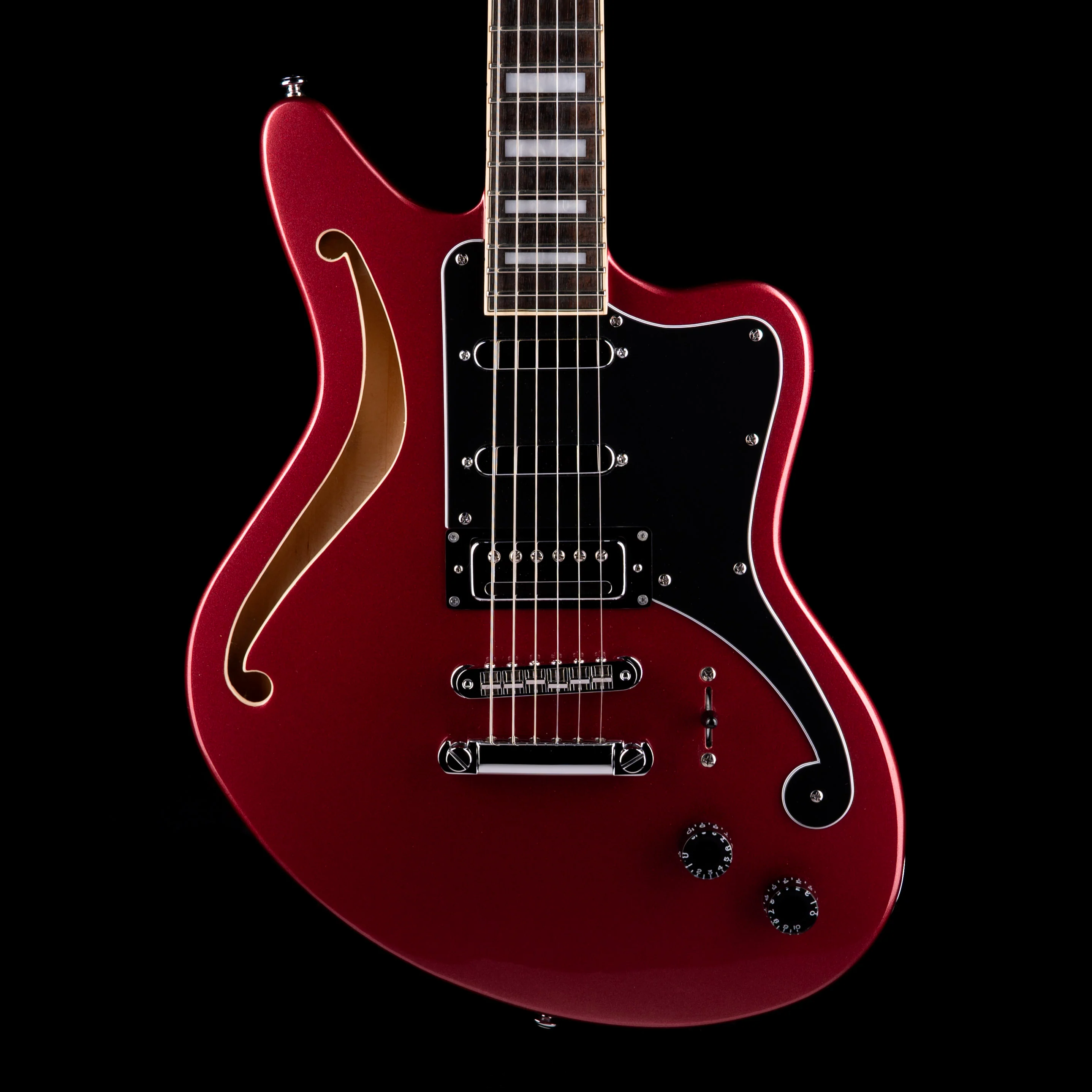Pre Owned D'Angelico Premier Bedford SH Oxblood Semi-Hollow Body Guitar