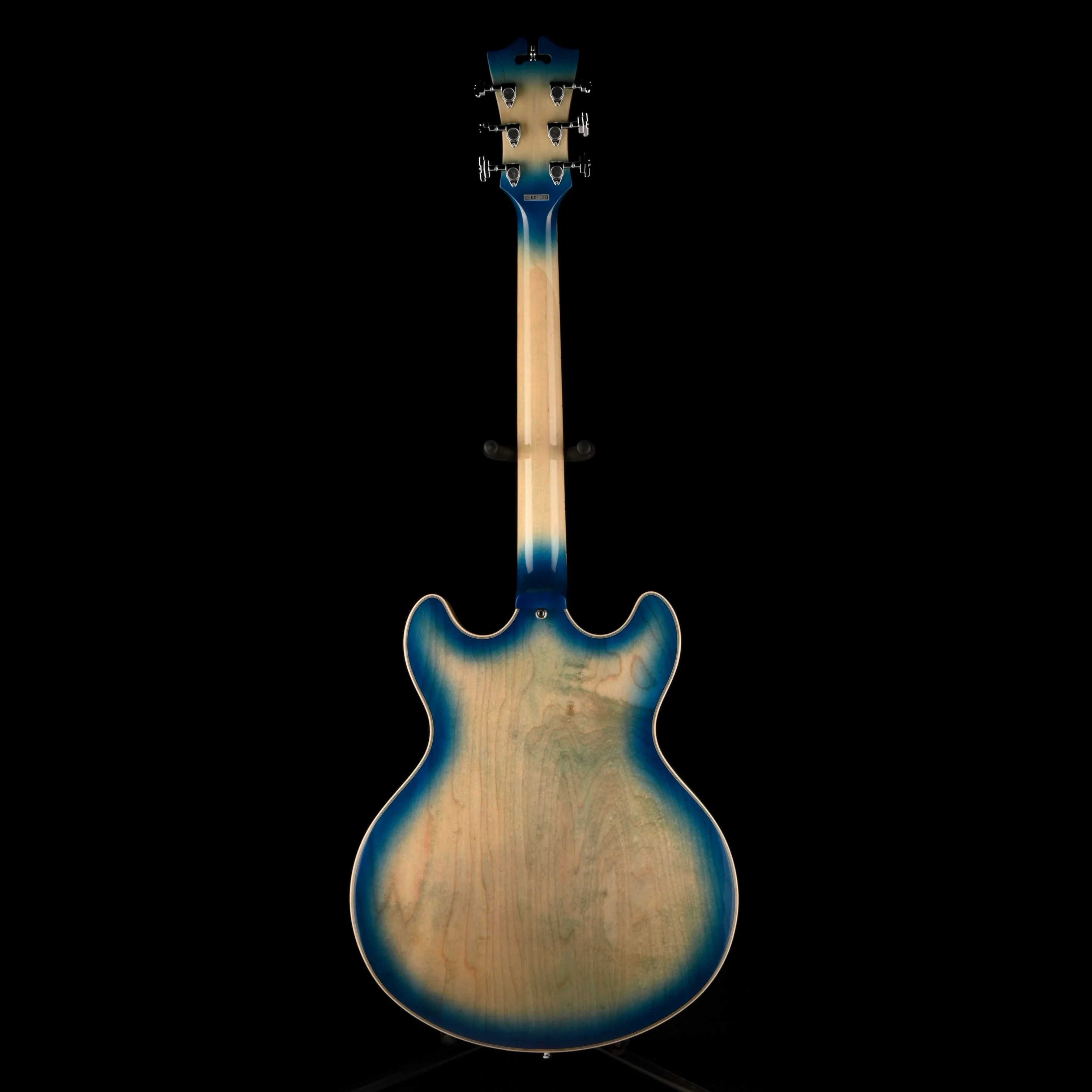 Pre Owned D'Angelico	Premier Series DC Boardwalk Semi-Hollow Blue Burst With Bag - Image 11