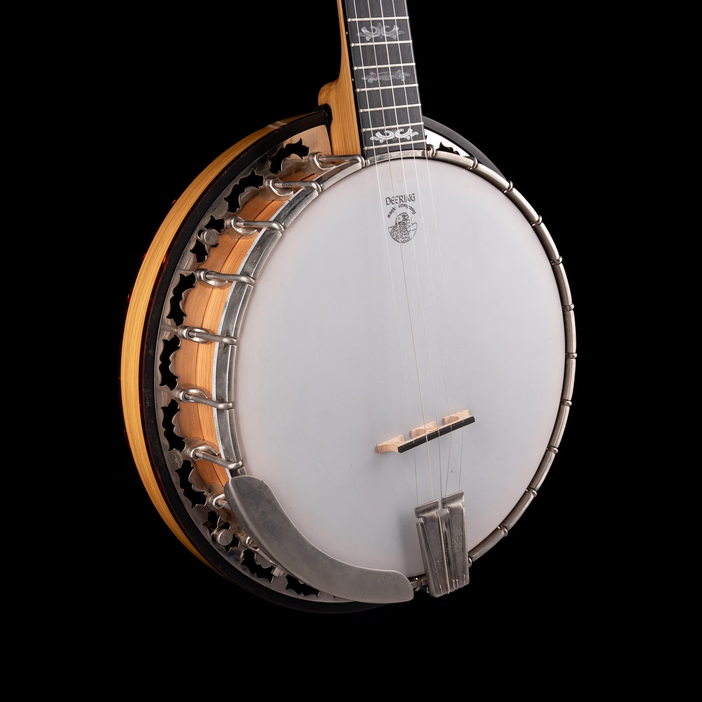 Pre Owned Deering Eagle II 5-String Banjo Limited Edition 9 of 40 Natural Banjo With OHSC - Image 6