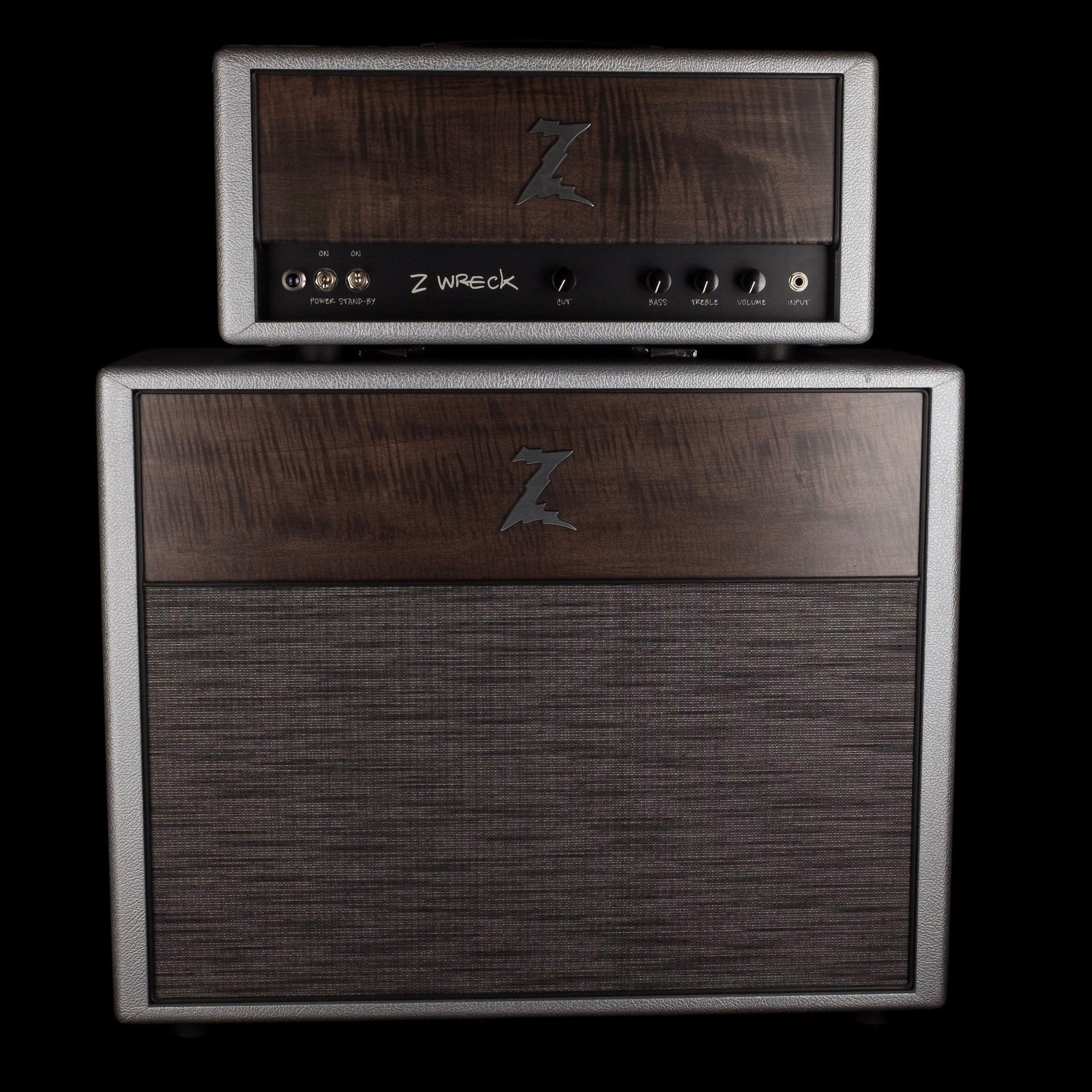 Pre-Owned Dr. Z Z Wreck Head and 2x12 Cabinet with Z Verb Quantum Silver Amp