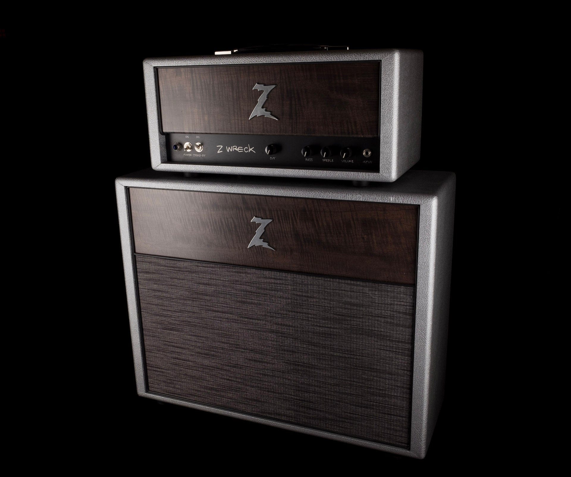 Pre-Owned Dr. Z Z Wreck Head and 2x12 Cabinet with Z Verb Quantum Silver Amp - Image 2