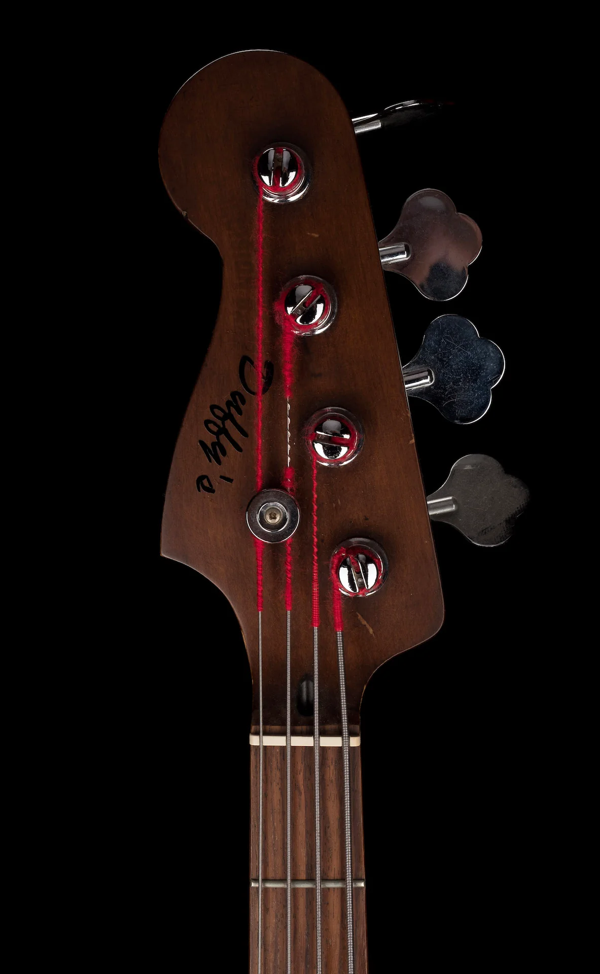 Pre Owned Duffy PJ-Bass Style All Rosewood Neck Black With Gig Bag - Image 10