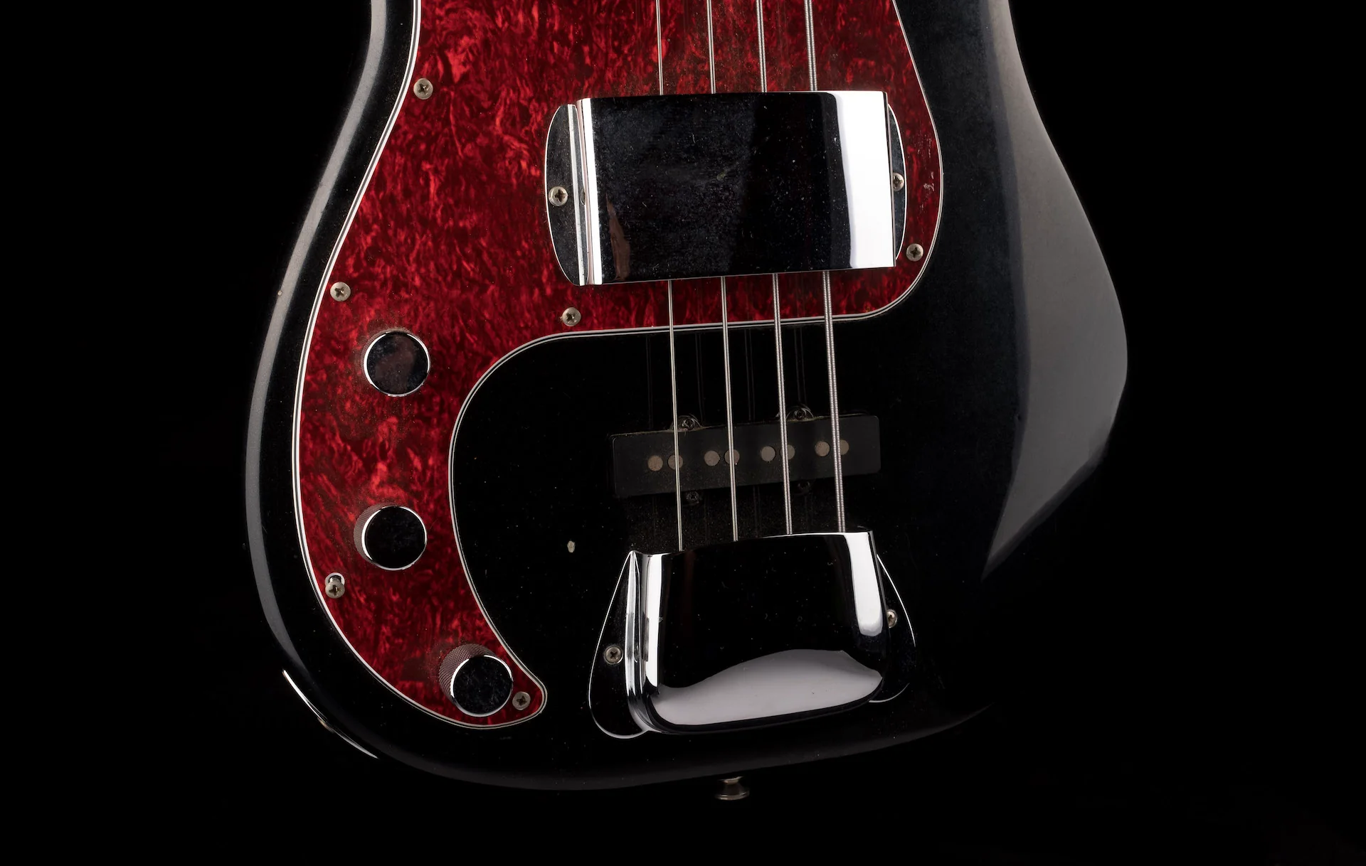Pre Owned Duffy PJ-Bass Style All Rosewood Neck Black With Gig Bag - Image 5