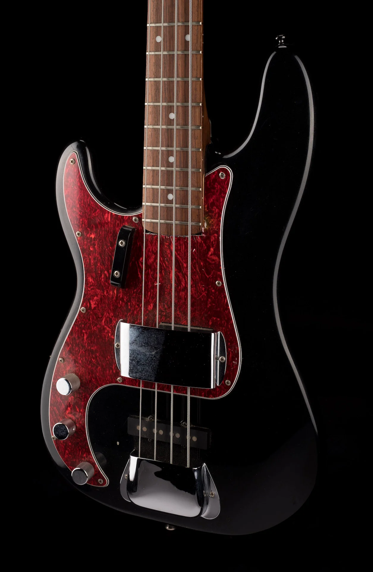 Pre Owned Duffy PJ-Bass Style All Rosewood Neck Black With Gig Bag - Image 8