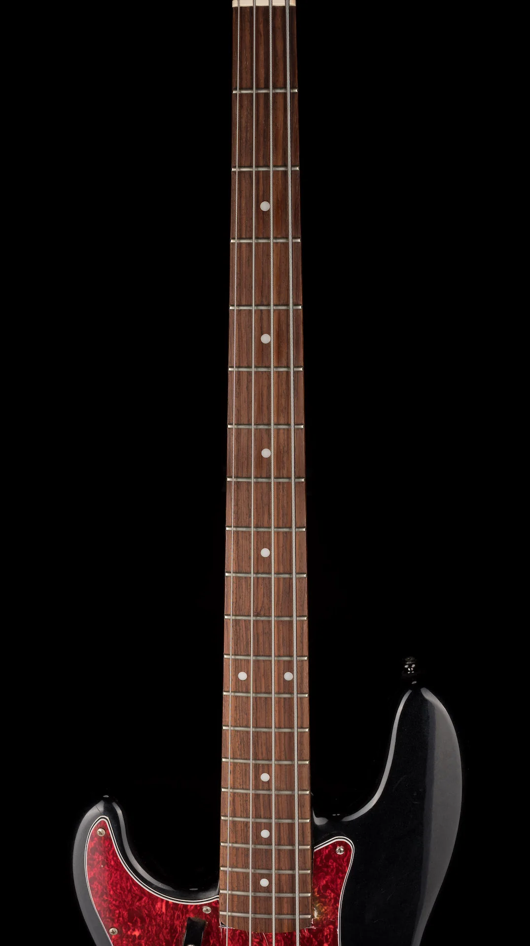 Pre Owned Duffy PJ-Bass Style All Rosewood Neck Black With Gig Bag - Image 9